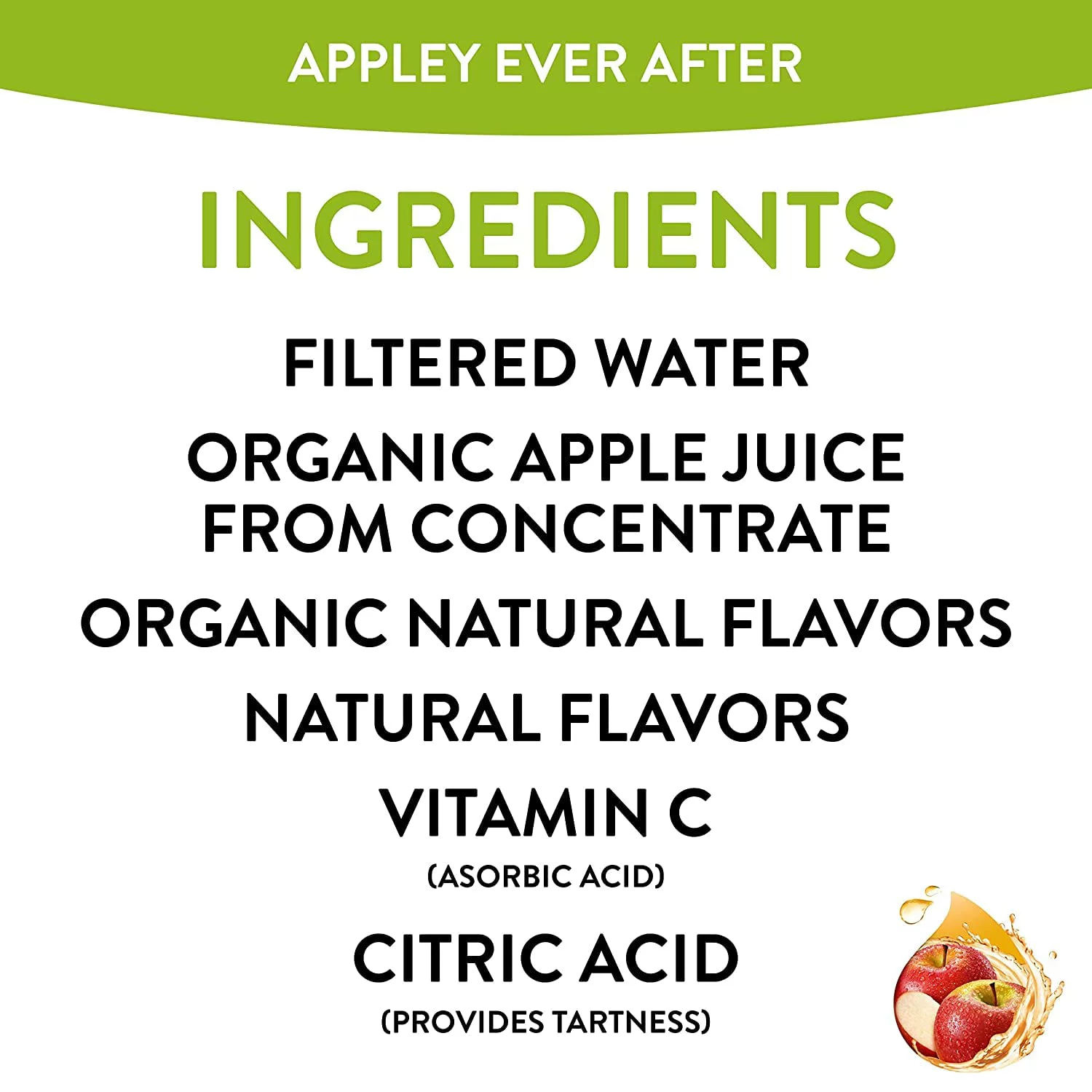 Honest Kids Appley Ever After Juice Drink, 6.75 Fluid Ounce - 8 per pack - 4 packs per case.