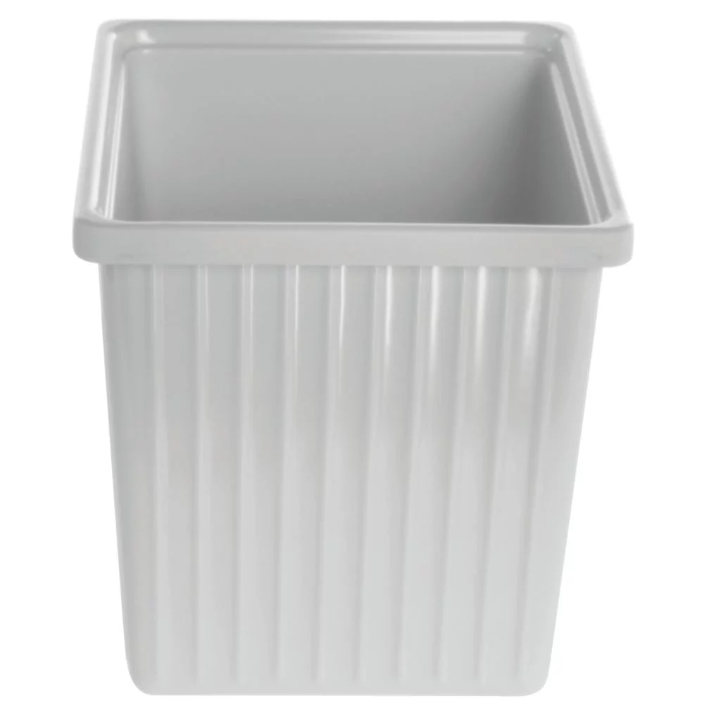 HUBERT® Garnish Bowl Square White Melamine - 6