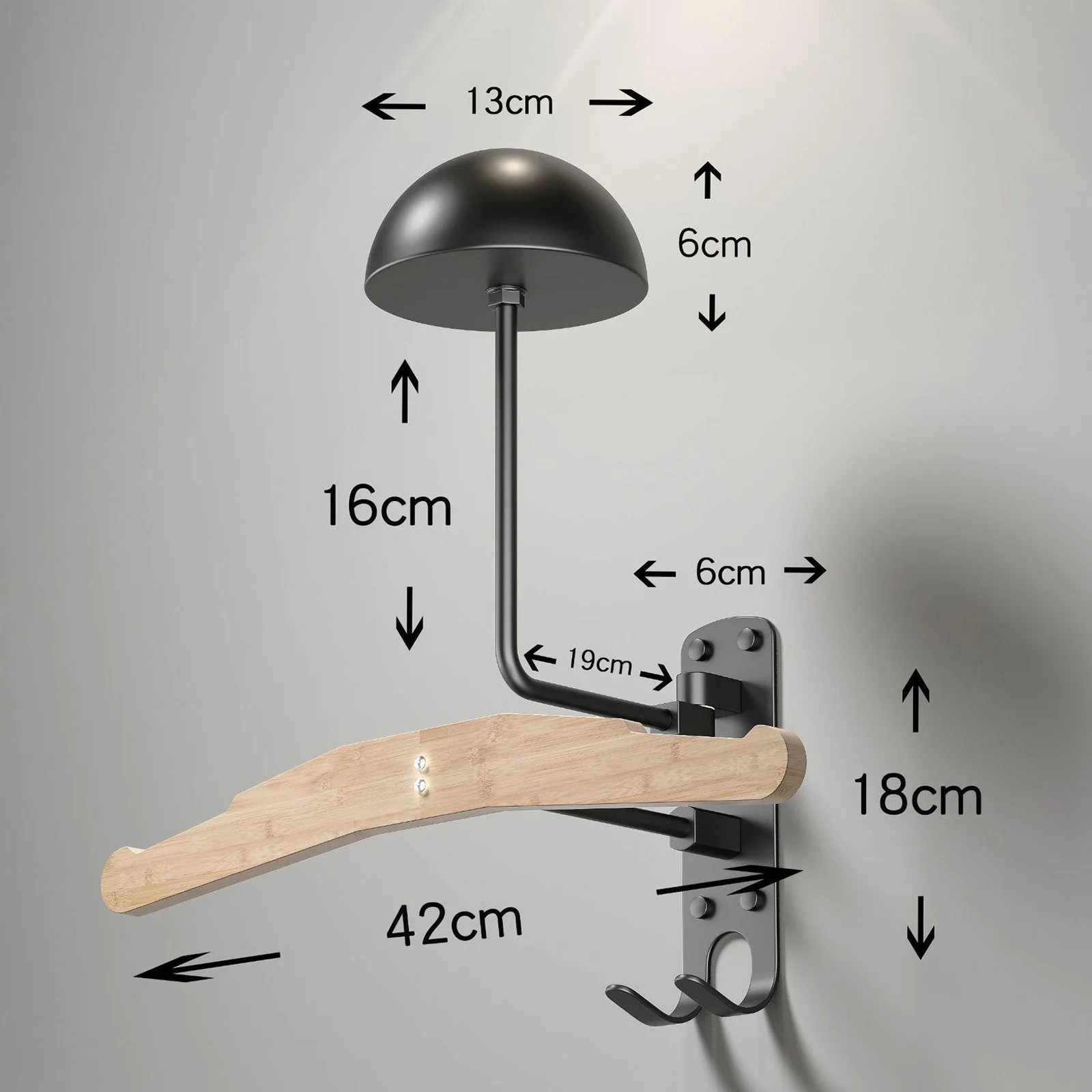 GoolRC Rack,Rotation Helmet Wall Mount Helmet Helmet 180 Rotation Helmet With Mount 180 With 2 Caps Dazzduo Owsoo Nebublu
