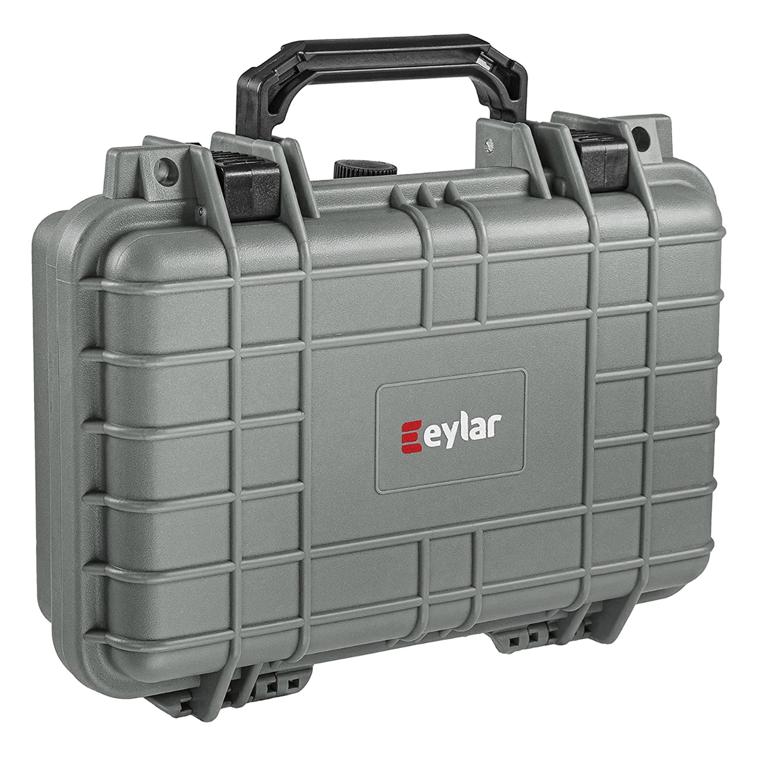 eylar SA00010 Compact Waterproof and Shockproof Gear and Camera Hard Case with Foam Insert (Gray), SA00010-GRA