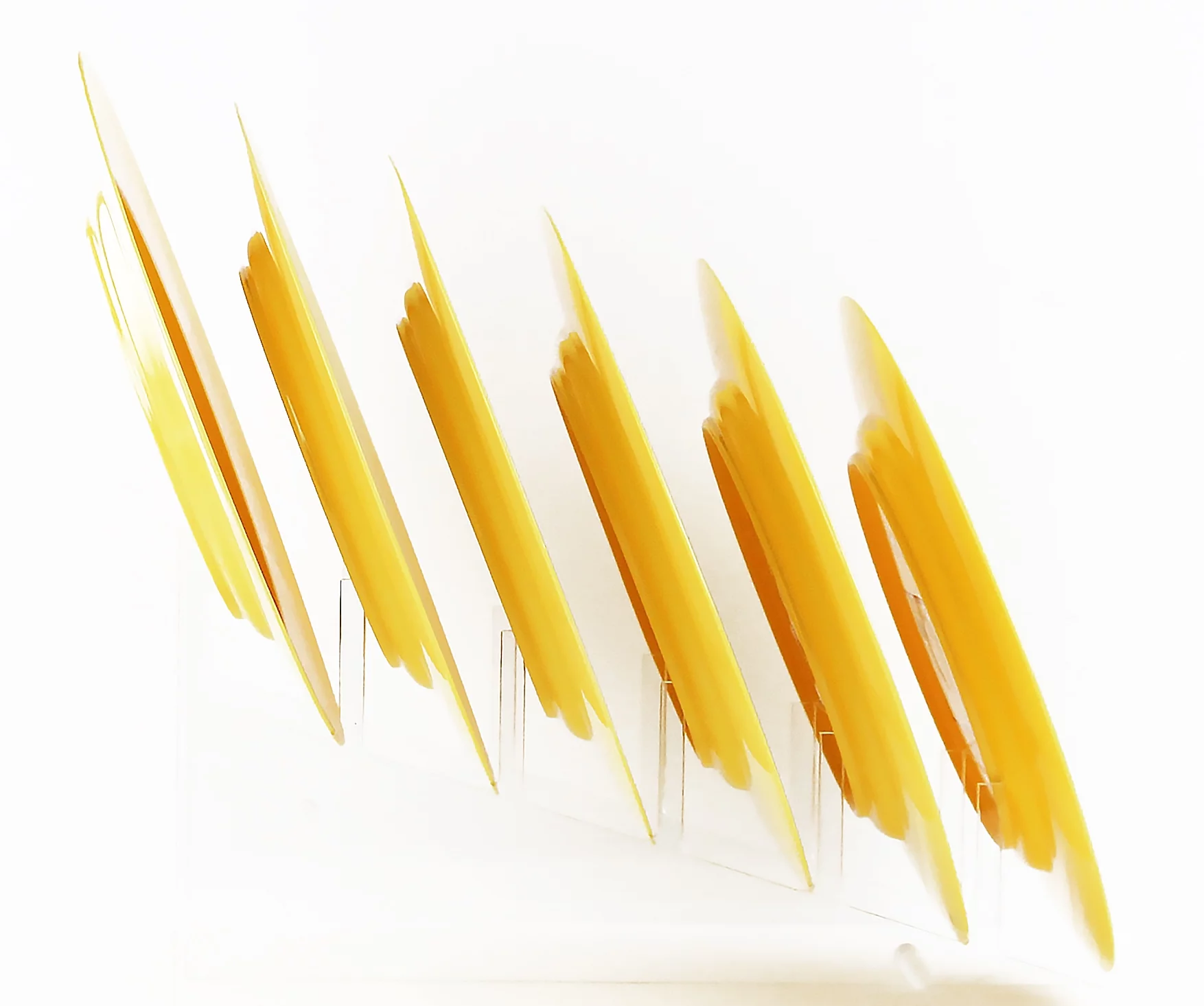 Calypso Basics, 6pc Melamine Dinner Plate Set, Lemon