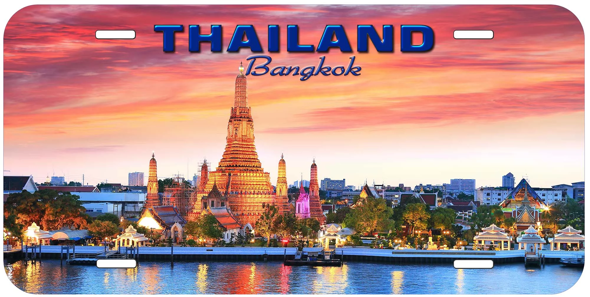 Bangkok TAG08 Thailand Novelty Car Auto License Plate