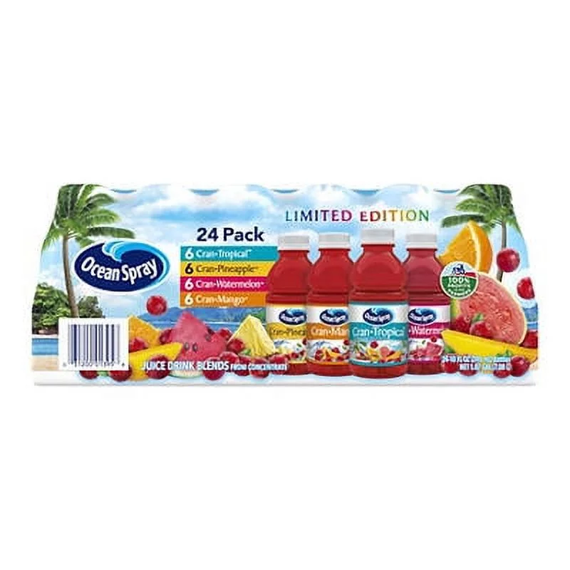 Ocean Spray Tropical Variety Pack, 24 ct./10 oz.