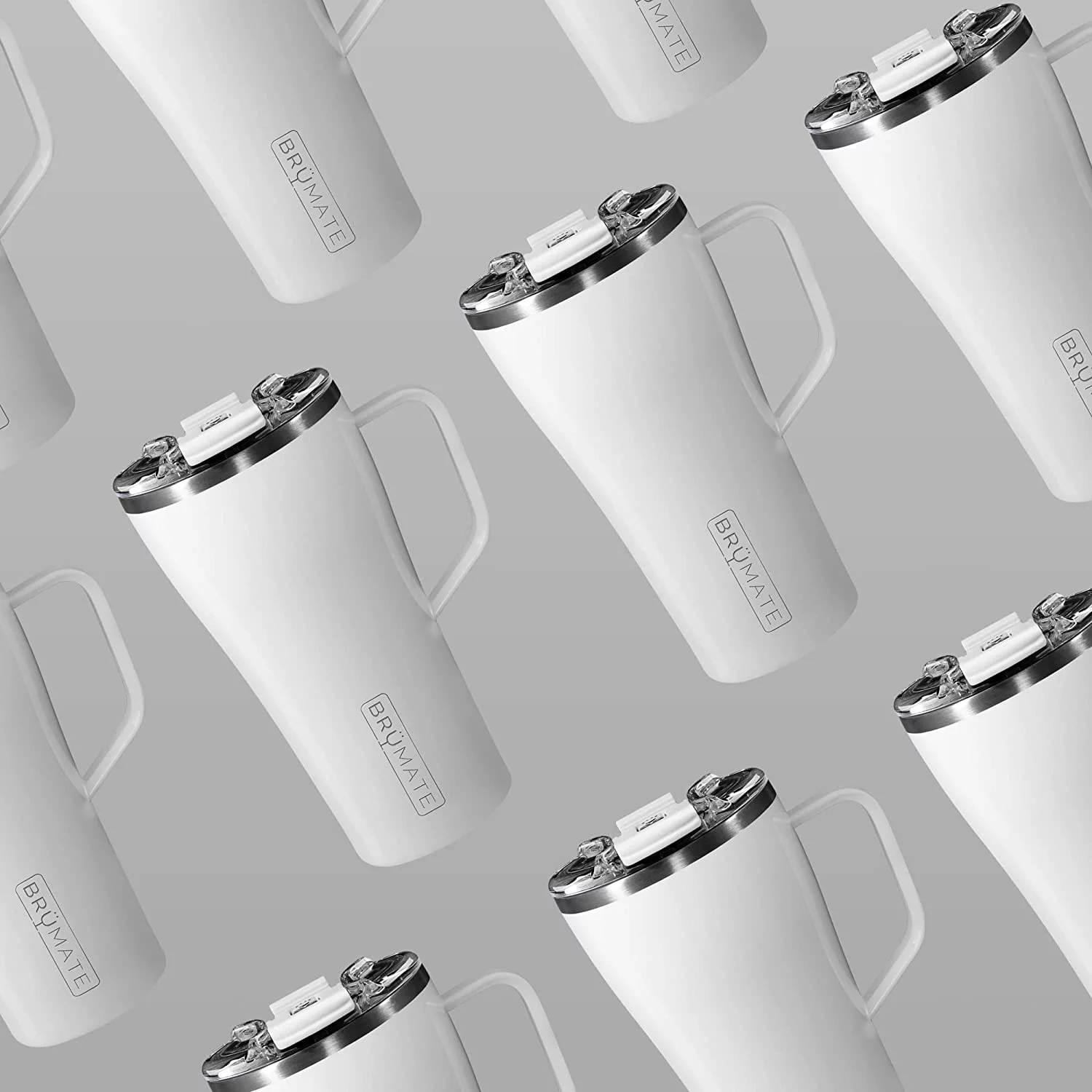 Brümate Toddy 22 Oz Ice White Insulated Mug DWTD22WHT