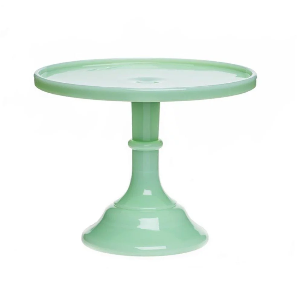 Mosser Glass 4-Tier Cake Plates Set | Jade