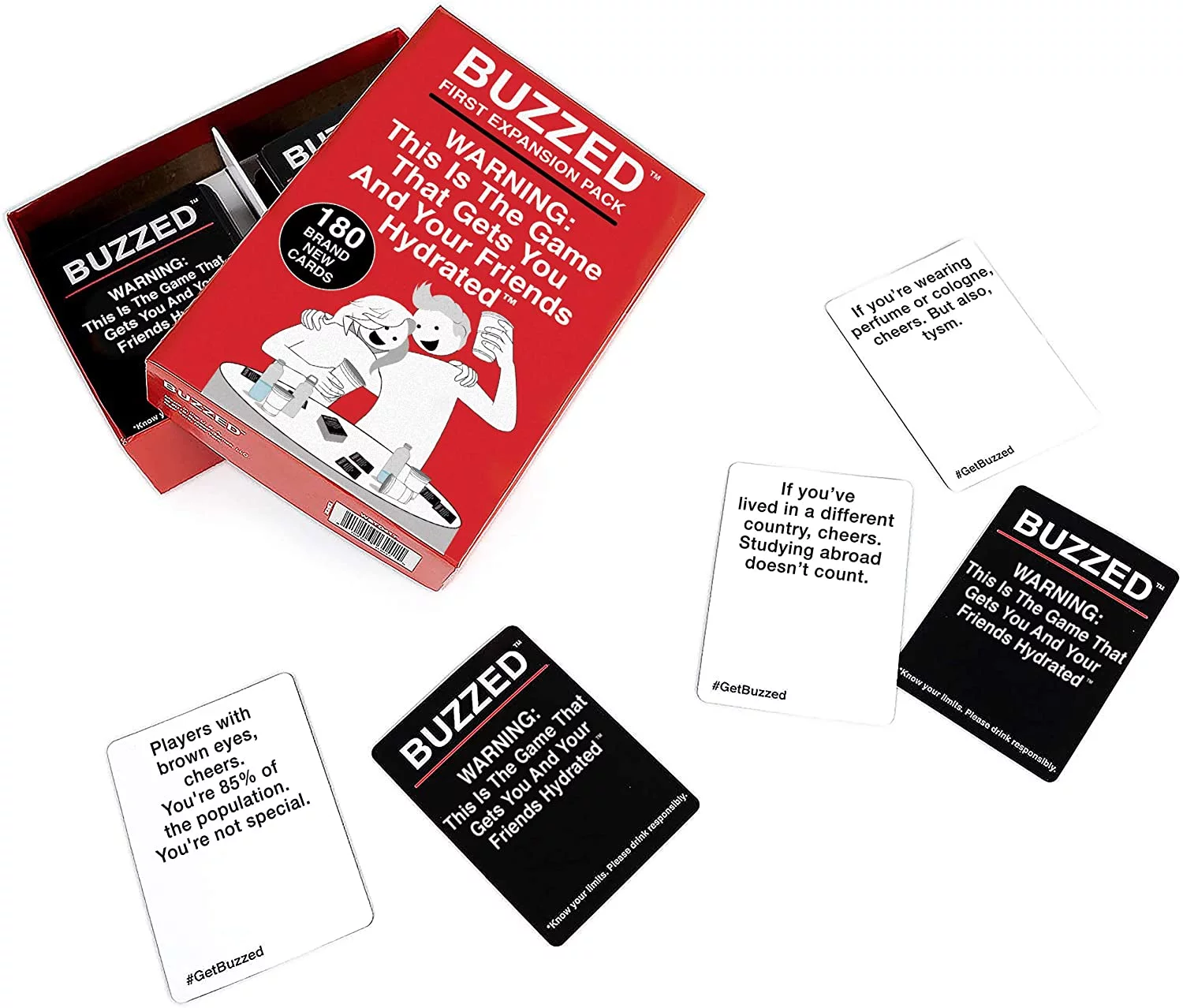 Buzzed Expansion - the Hilarious Drinking Game that Will Get You & Your Friends Hydrated by What Do You Meme?