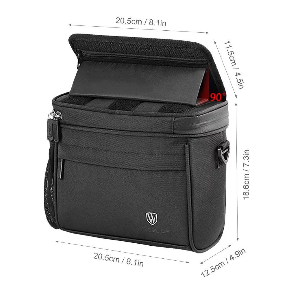 WHEEL UP Bicycle bag,Waterproof Eva Handlebar Screen Bike Eva Handlebar 7in Handlebar 7in Screen Bike Frame Waterproof Frame Waterproof Eva Mewmewcat Shubiao BikeTubbek Dsfen