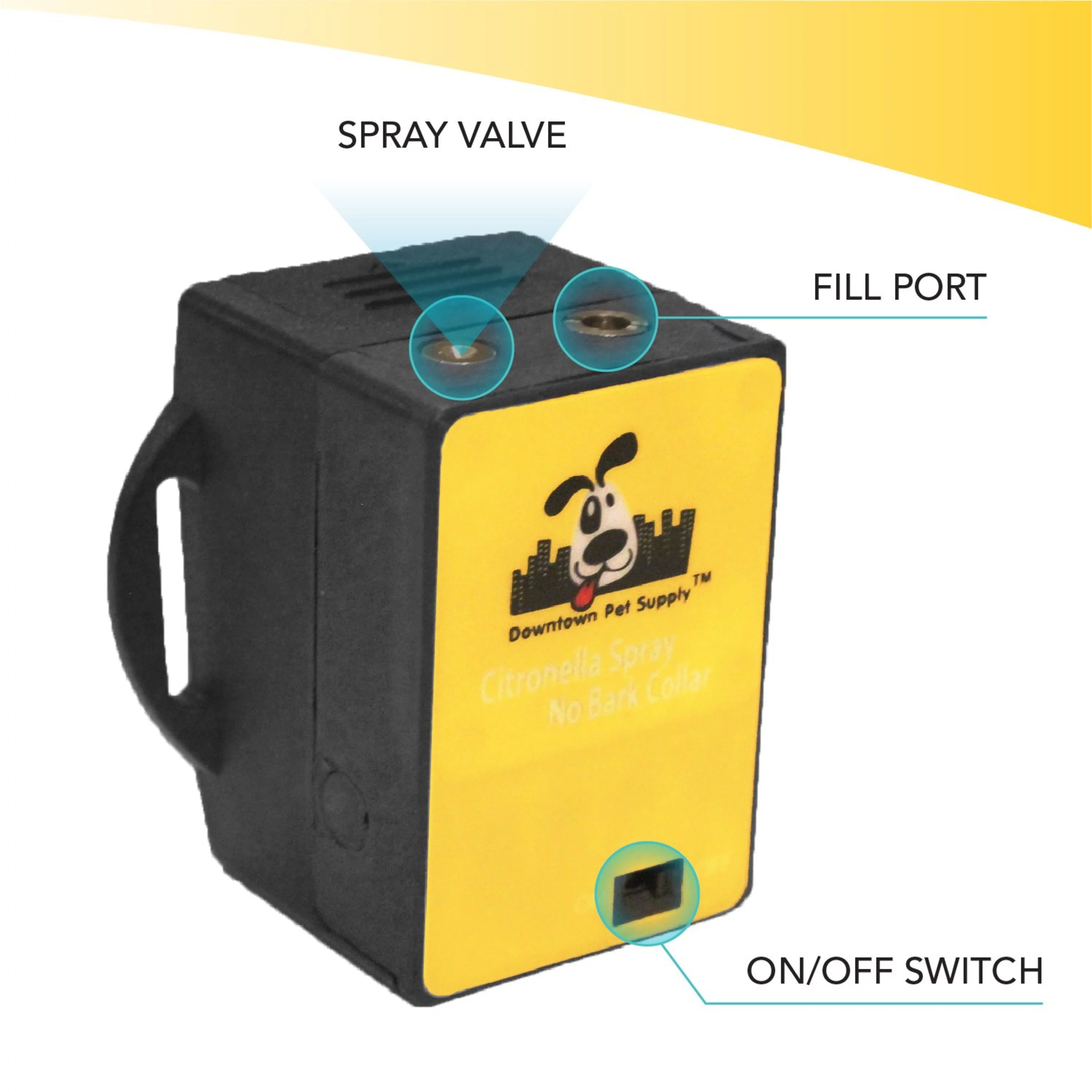 Downtown Pet Supply Citronella Bark Collar, Adjustable Dog Training Collar 1 Pack