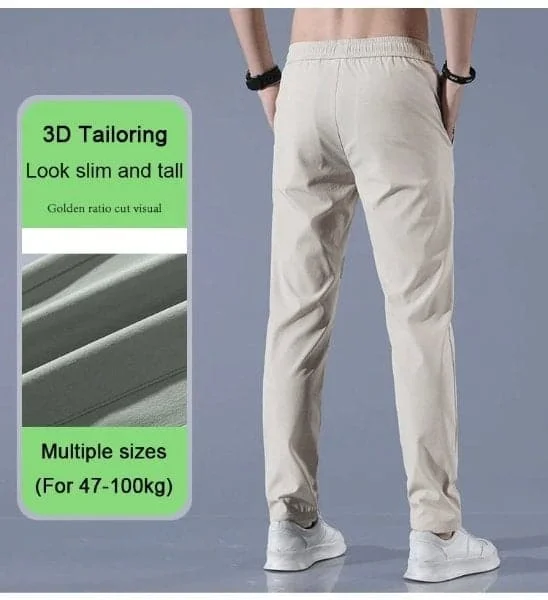 Men's Ice Silk Fast Dry Stretch Pants
