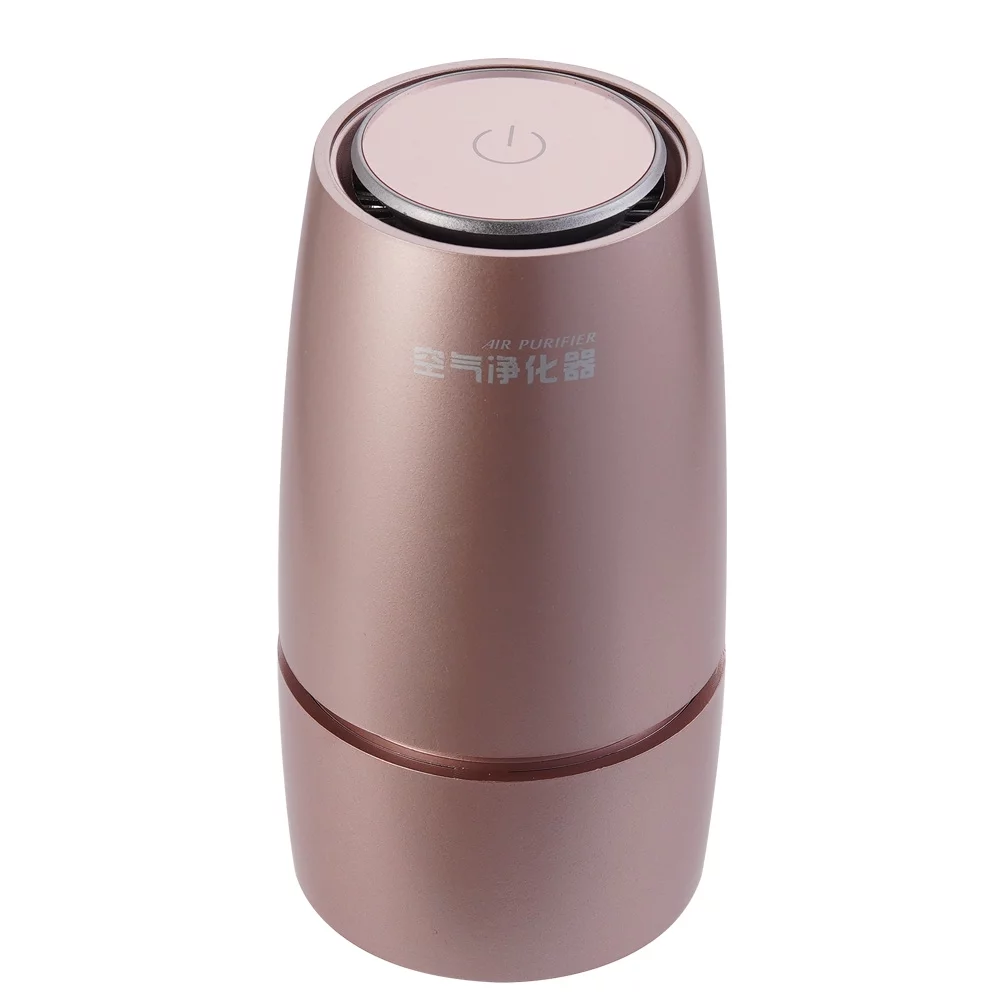 SHANNA Air Purifiers for Home Car, Allergies Pets Hair Smoke Dust Airborne Contaminants Odors-Desktop Air Cleaner with True HEPA Filter for Bedroom Office Car