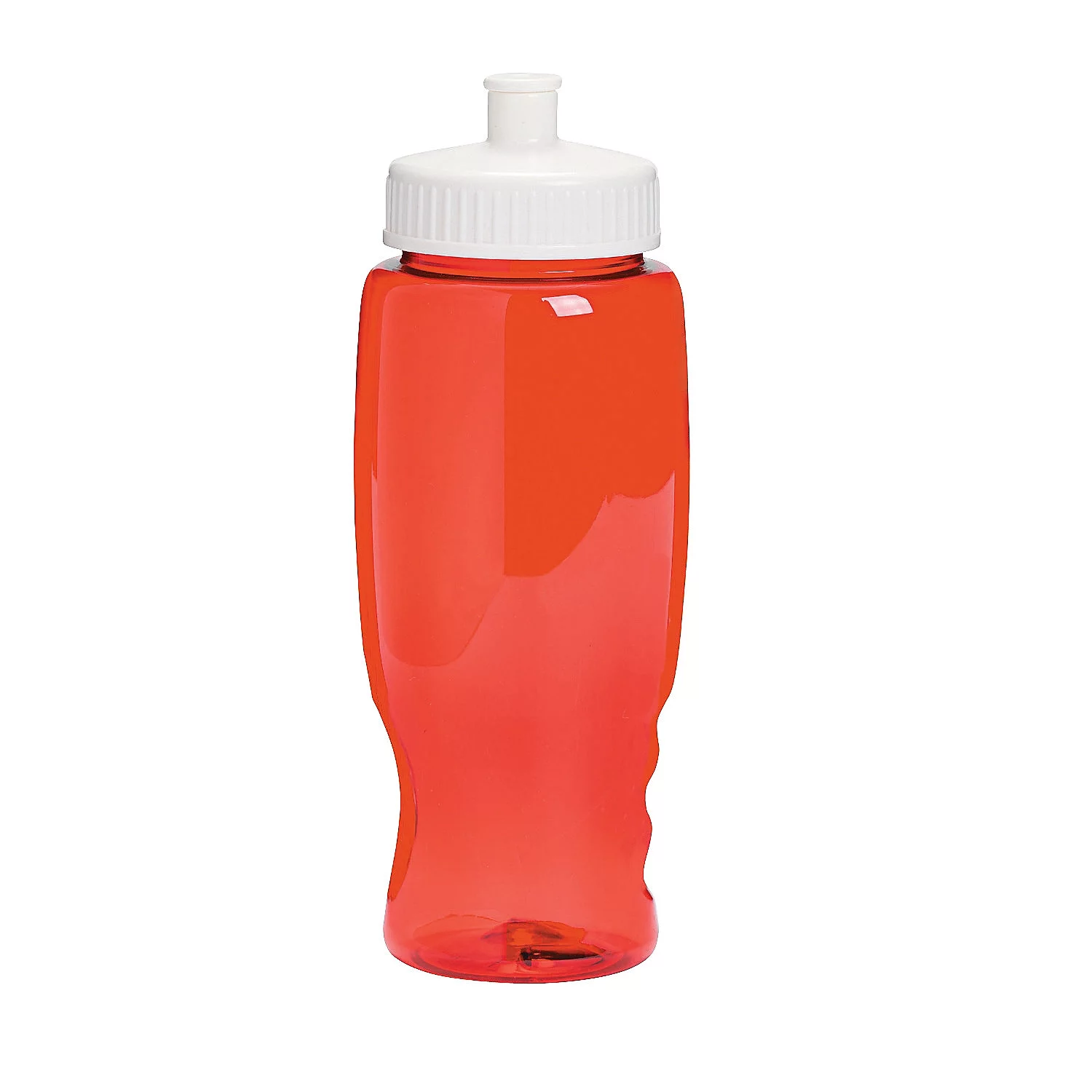 27 oz. Red Plastic Water Bottles - 50 Pieces