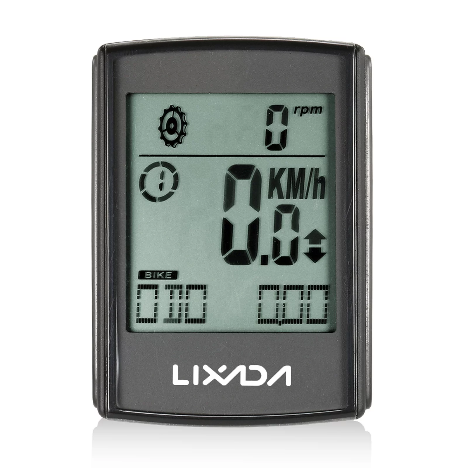 Lixada Wireless LCD Cycling Computer Bike & Cadence Modes Distance, Time & Speed Tracking