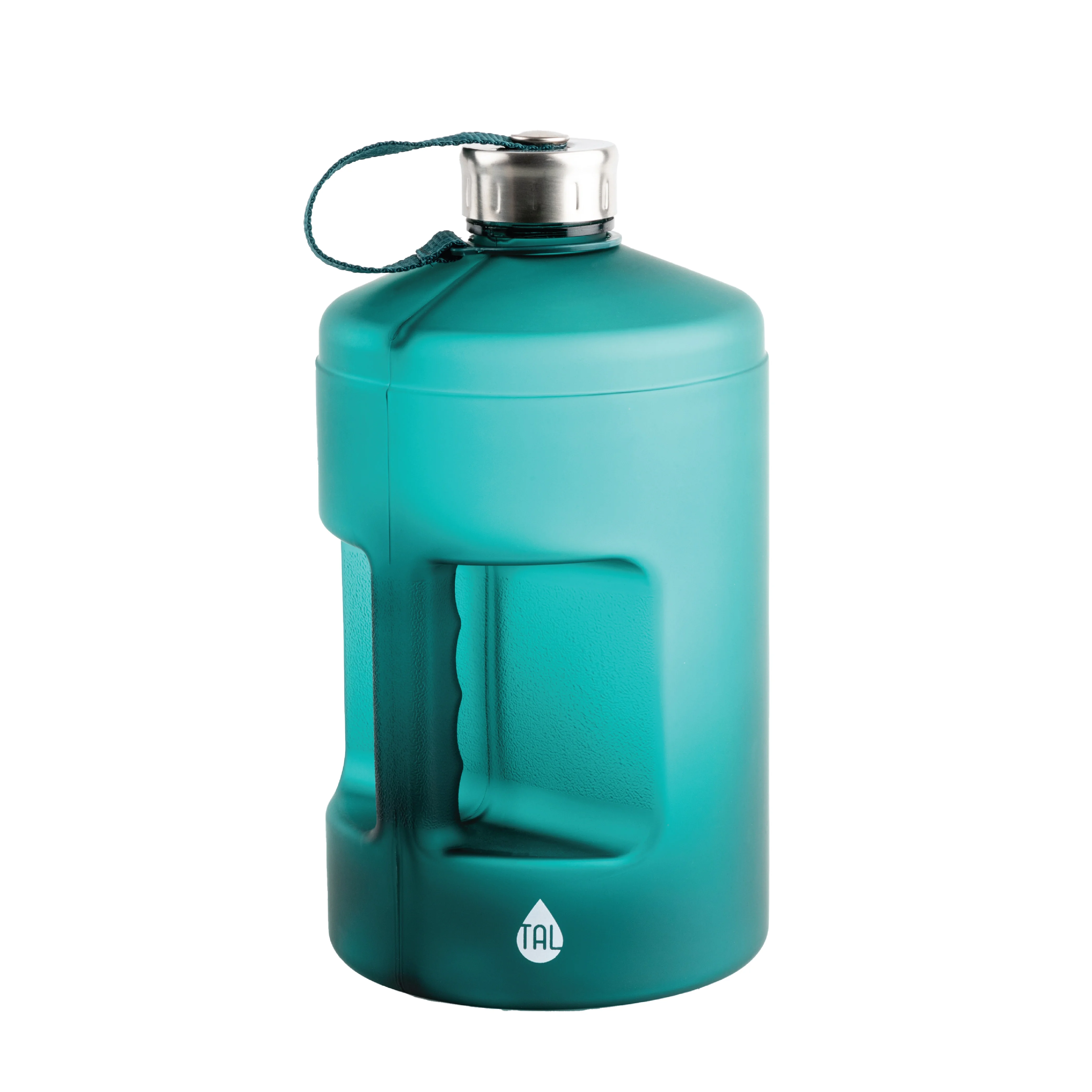 LITHFEQA Gallon Motivational Water Bottle, Teal
