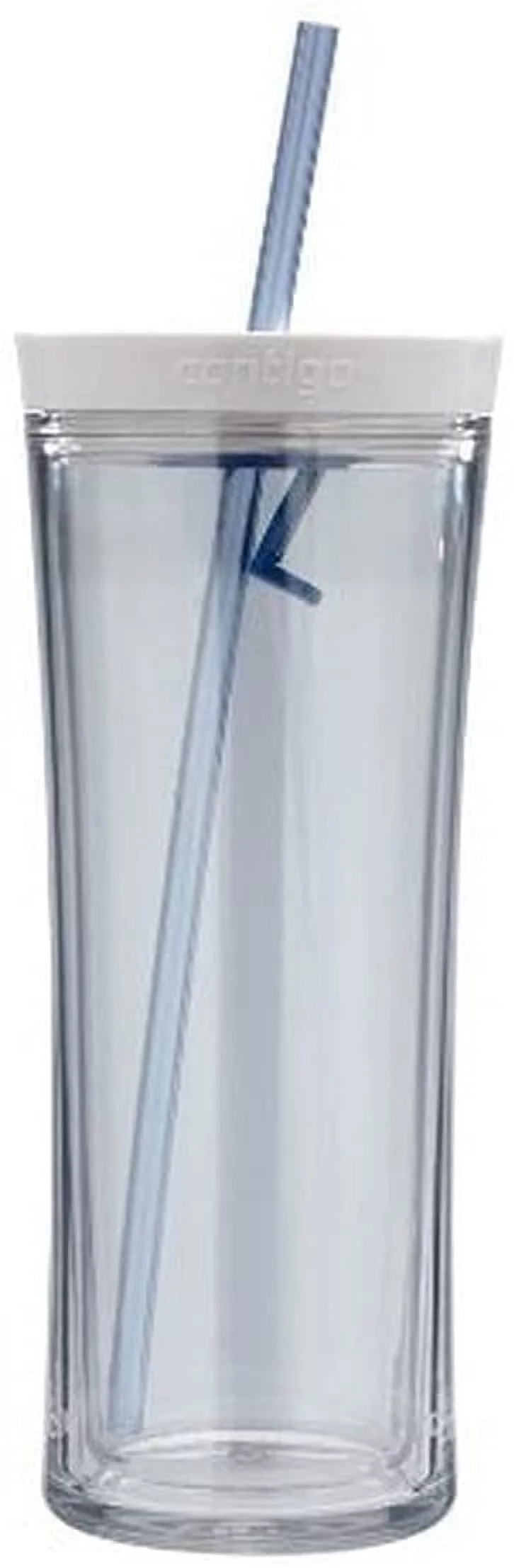 Contigo Autoclose Shake & Go Tumbler, 20 Oz, Clear/Monaco