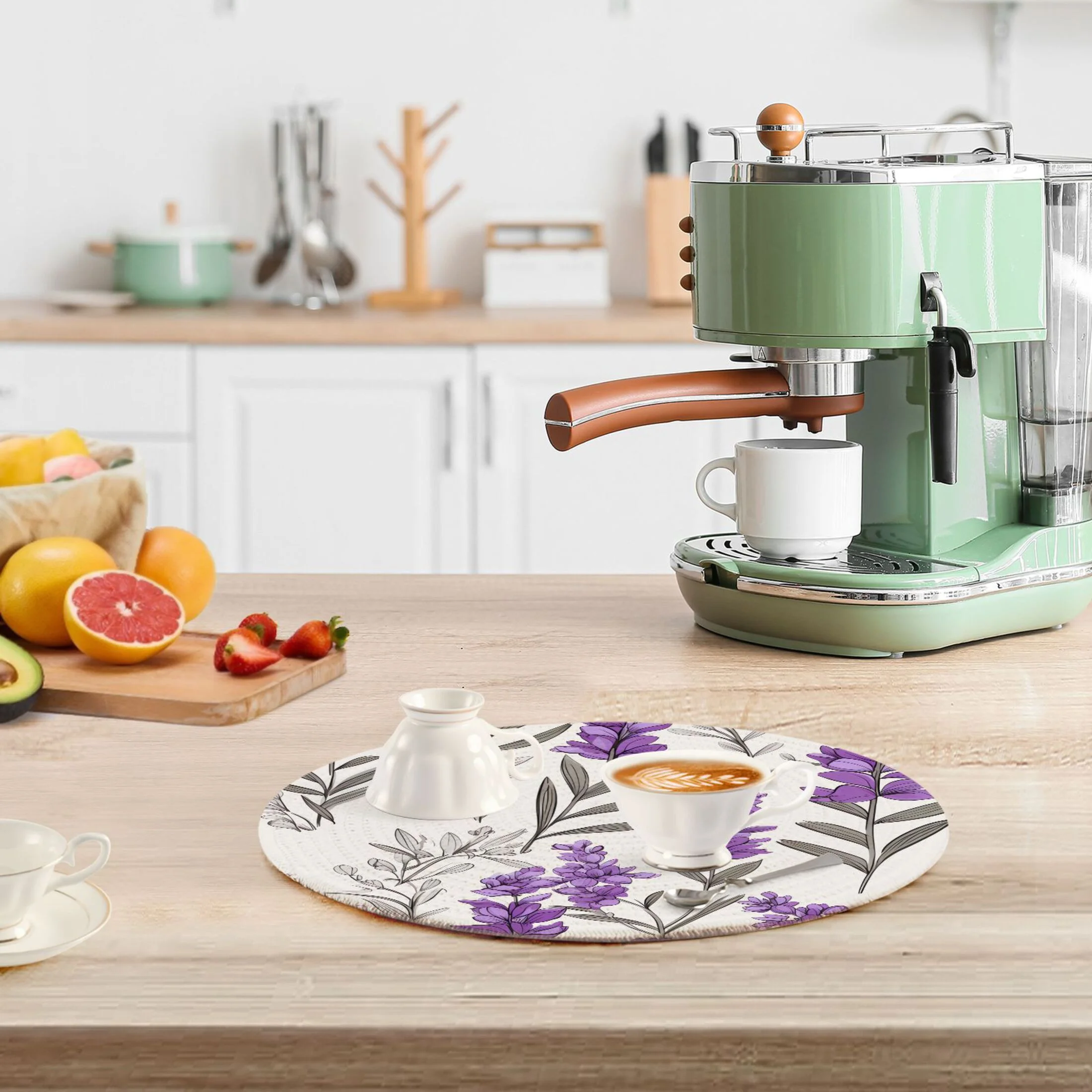 Lavenders Violet 3 PCs Pot Holders Trivets Kitchen 15