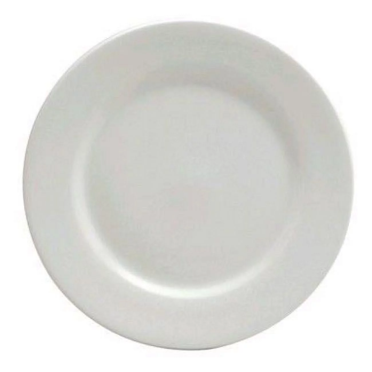 12 in. Bright White Ware RE Plate