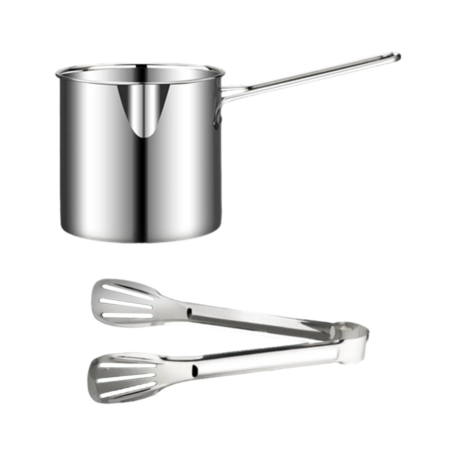 Baoblaze Deep Fryer Pot Cooking Tools Deep Fryer to Clean Stainless Steel Frying