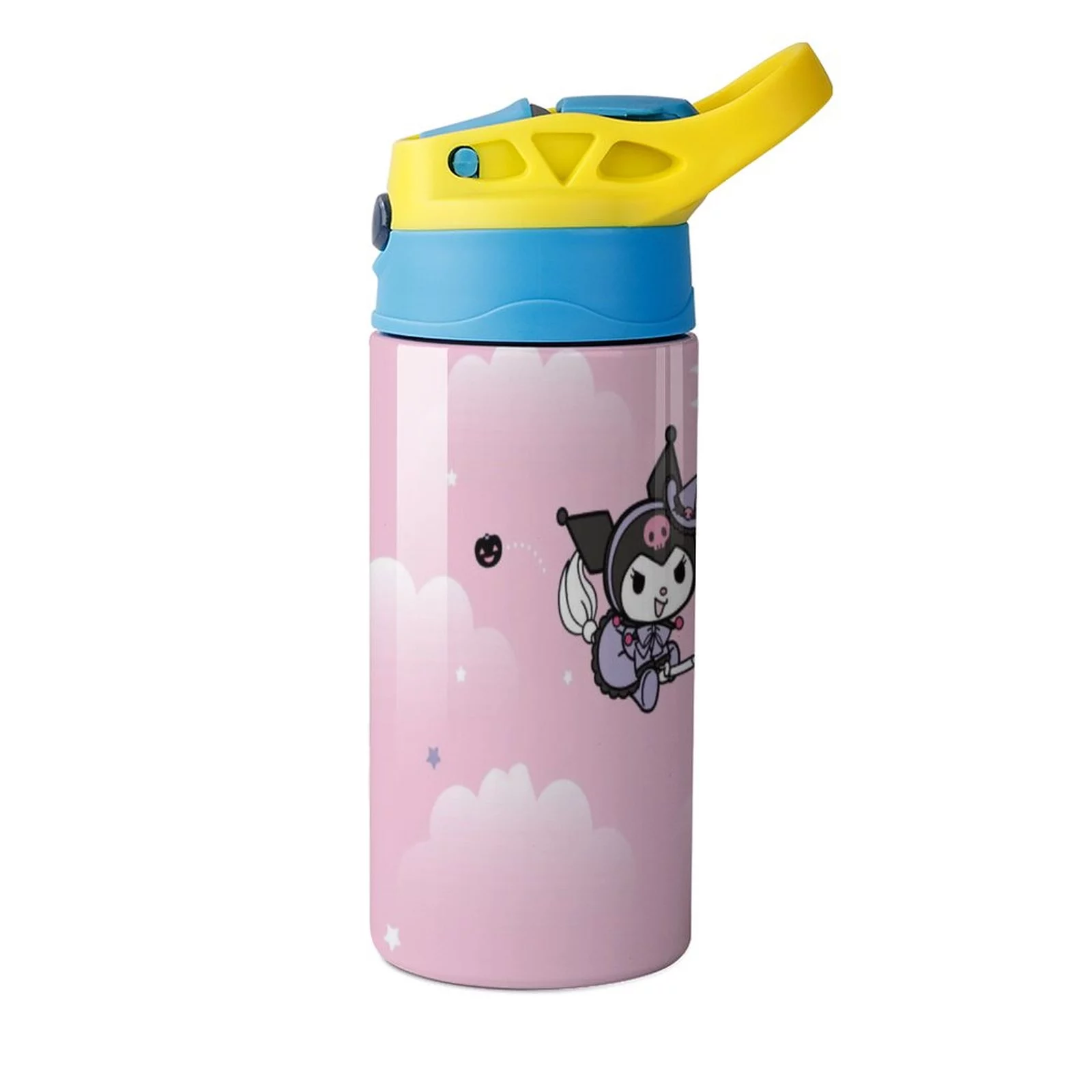Playing My Melody Children's Water Bottle Vacuum Insulated Stainless Steel Cup With Straw Toddler Thermoses