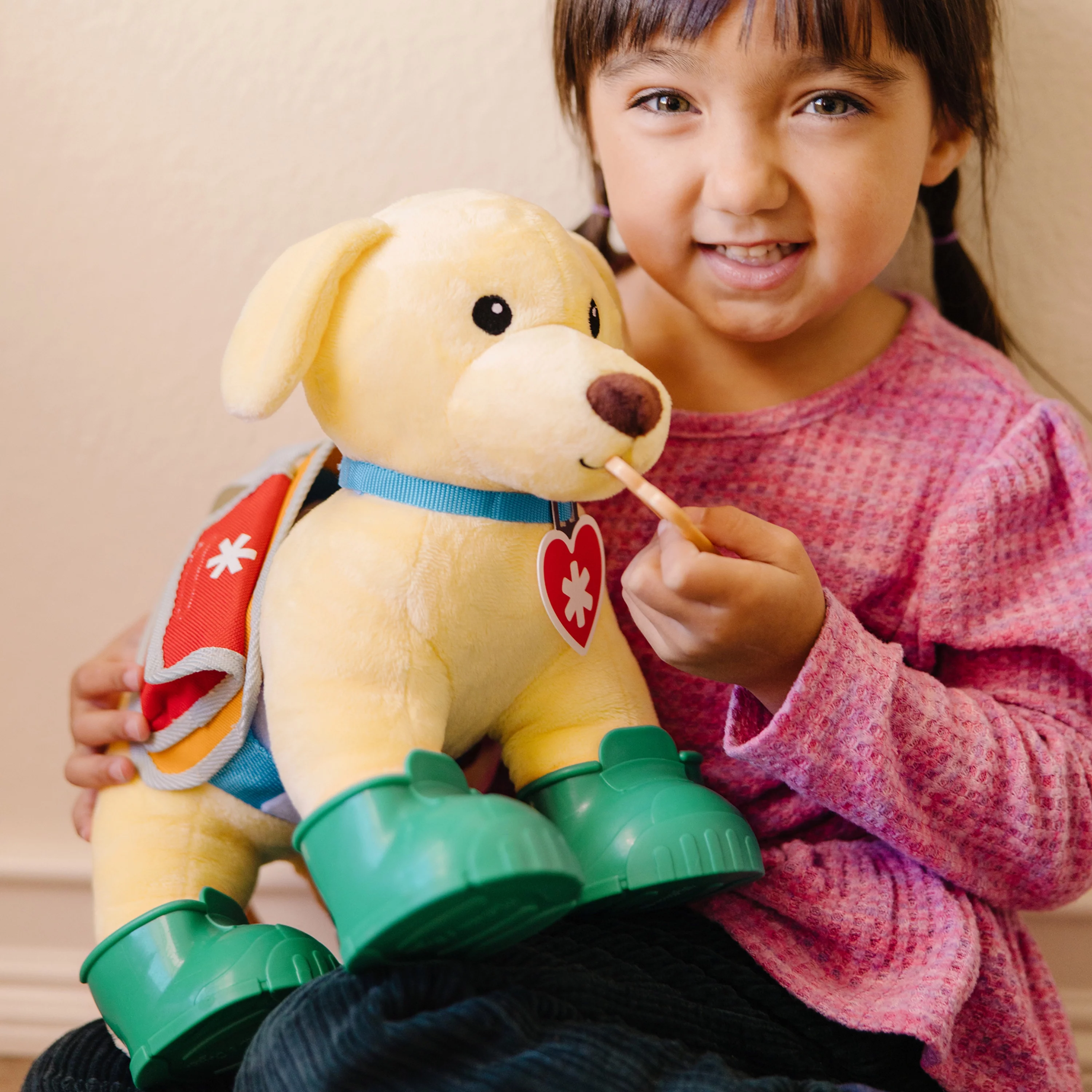 Melissa & Doug Let’s Explore™ Ranger Dog Plush with Search and Rescue Gear