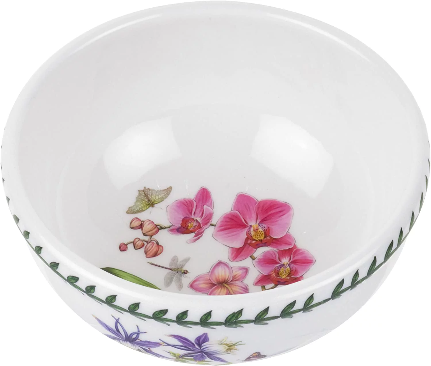 Portmeirion Exotic Botanic Garden Individual Fruit Salad Bowl with Orchid