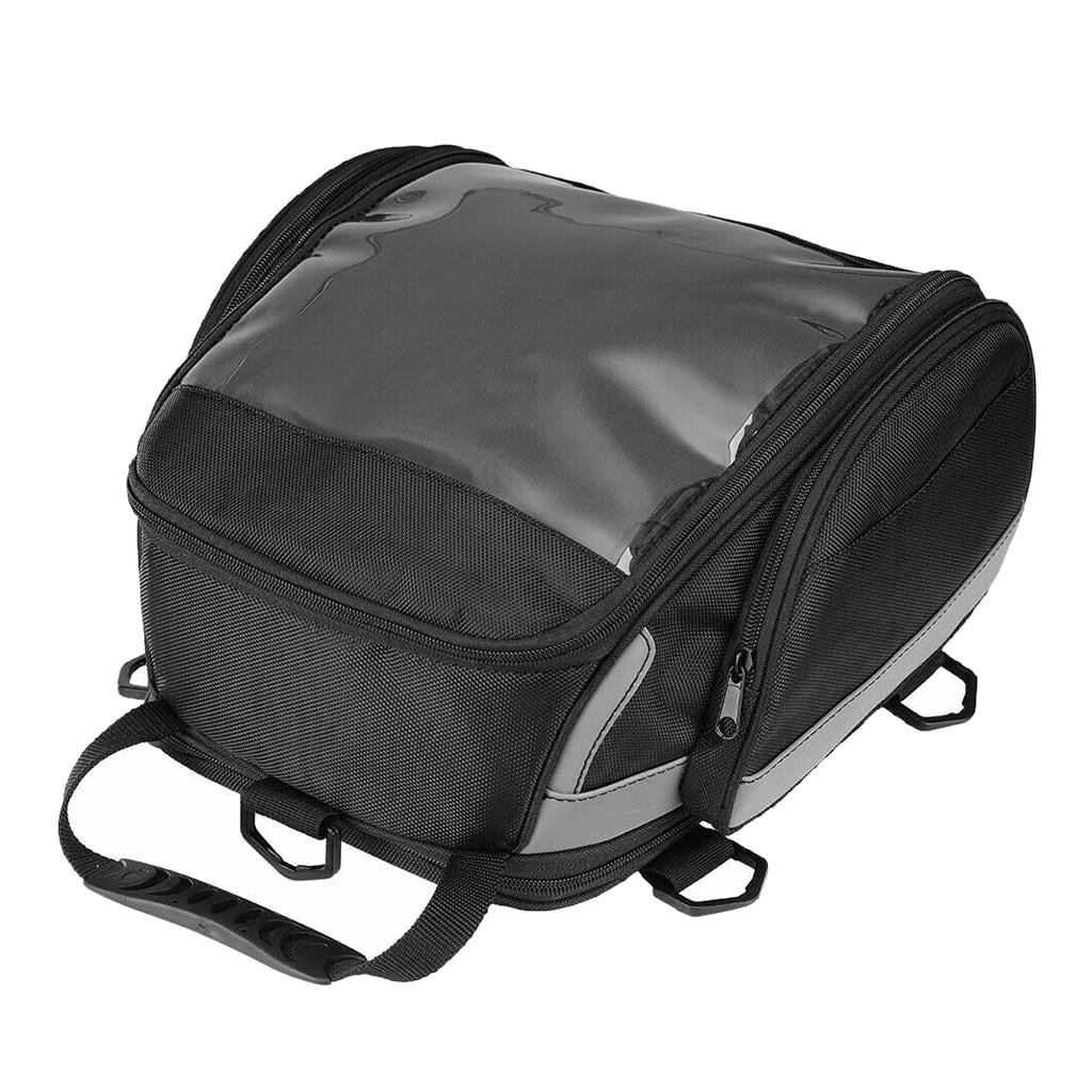Motorbike Saddle Bags Motorcycle Tail Bag Water with Reflective strip 30x21.5x20cm