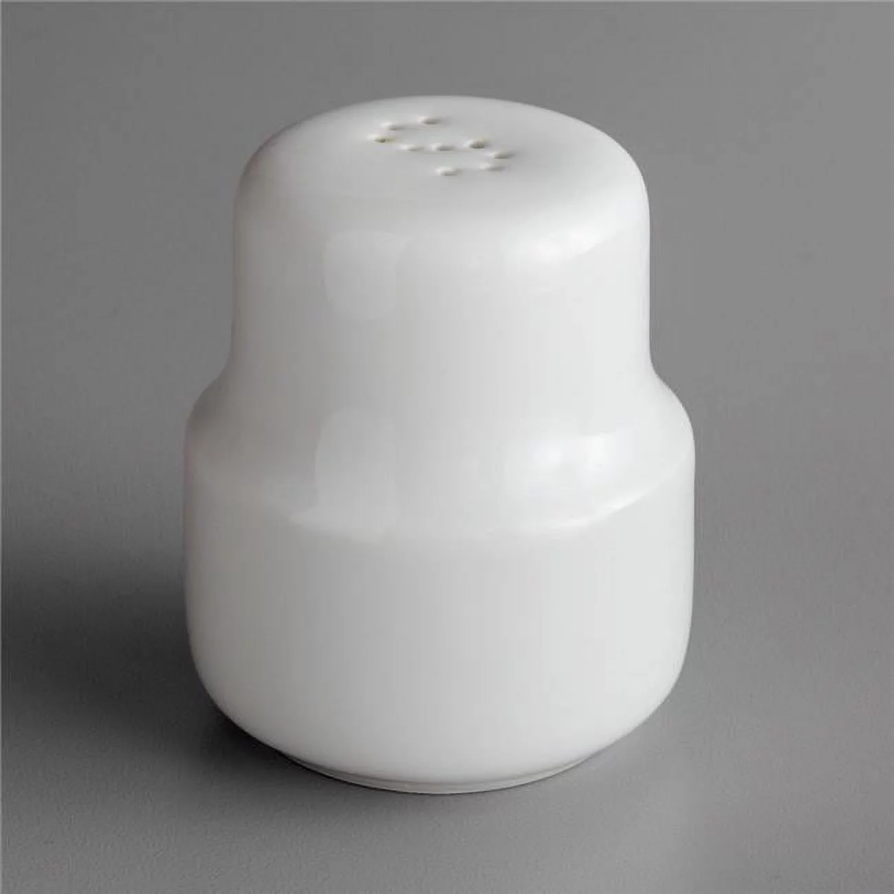 Oneida R4220000910 2 in. Royale Bright White Porcelain Salt Shaker