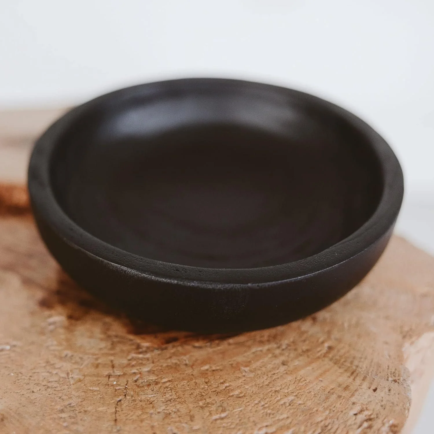 Black Decorative Bowl, Wood Bowl For Kitchen Counters, Dining Rooms And Countertops And Stylish Bowls To Hold Jewelry, Keys, Wallet, And Trinkets
