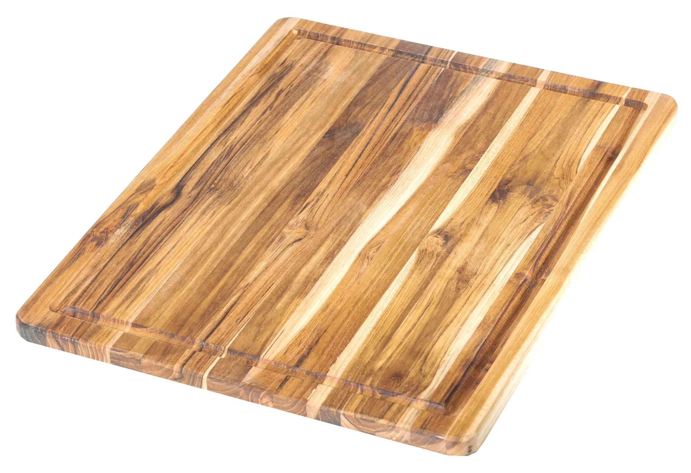 TeakHaus Edge Grain Carving Board + Juice Canal (Rectangle) | 18