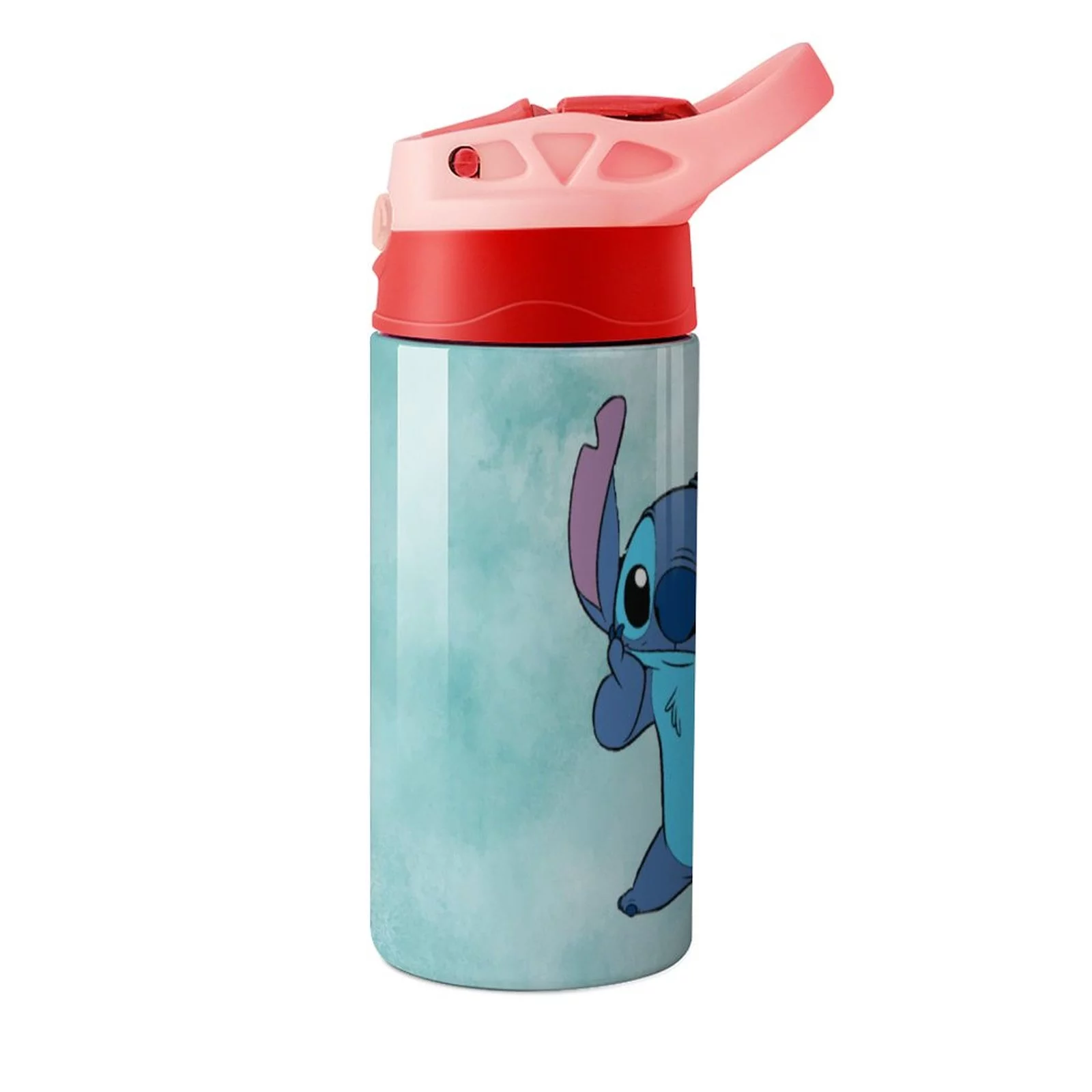Funny Stitch Children's Water Bottle Vacuum Insulated Stainless Steel Cup With Straw Toddler Thermoses