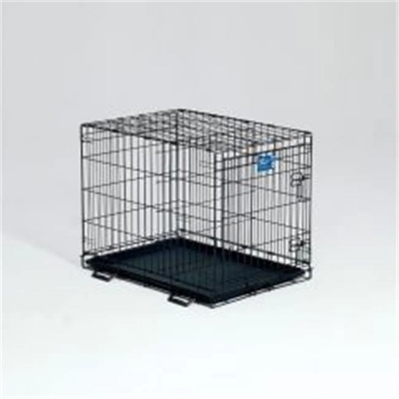 Midwest Container 1630 Lifestages Crate with Divider Panel - Black - 30x21x24 Inch
