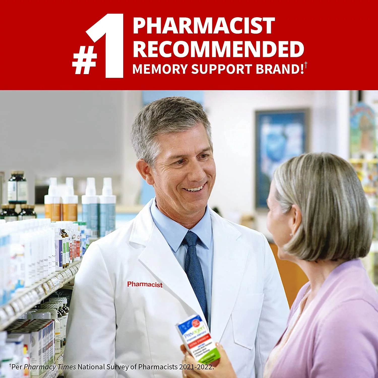 Prevagen Improves Memory - Extra Strength 20mg, 30 Capsules |2 Pack| with Apoaequorin & Vitamin D | Brain Supplement for Better Brain Health, Supports Healthy Brain Function and Clarity