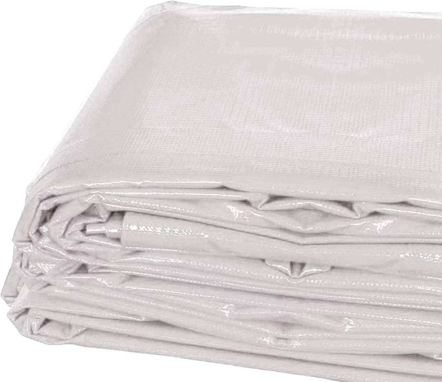 Heavy Duty Tarp, 100% Waterproof 12Mil Thick PVC Vinyl Tent Tarp For Camping, Multi-Purpose Thick ive Cover, Weather Proof, Heavy Duty, UV Resistant, 20 Feet X 30 Feet, White