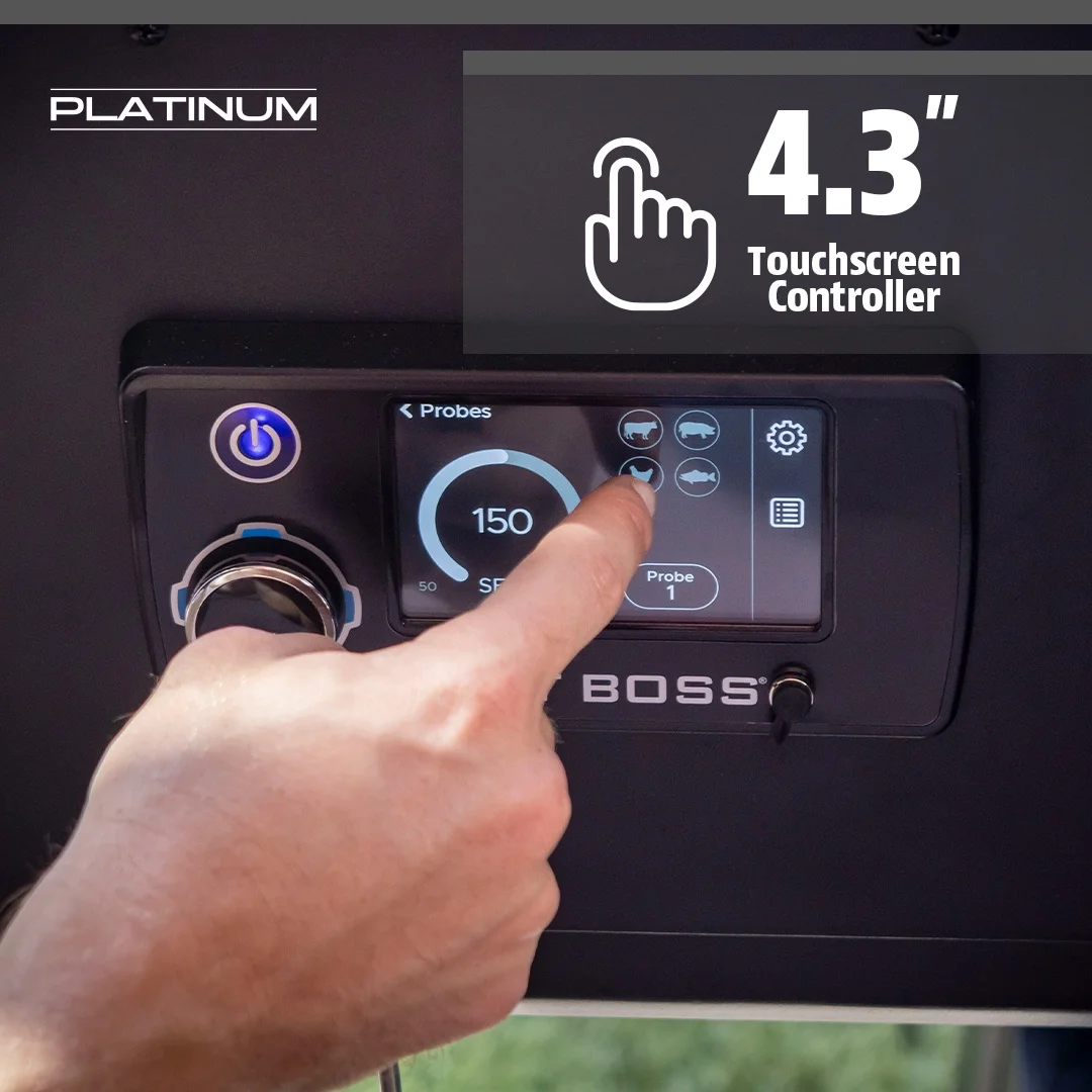 Pit Boss Platinum 1250 Connected Wood Pellet Grill with Wi-Fi® and PID Controller