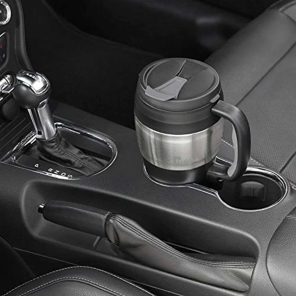 bubba Classic Stainless Steel Mug with Handle Black, 34 fl oz.