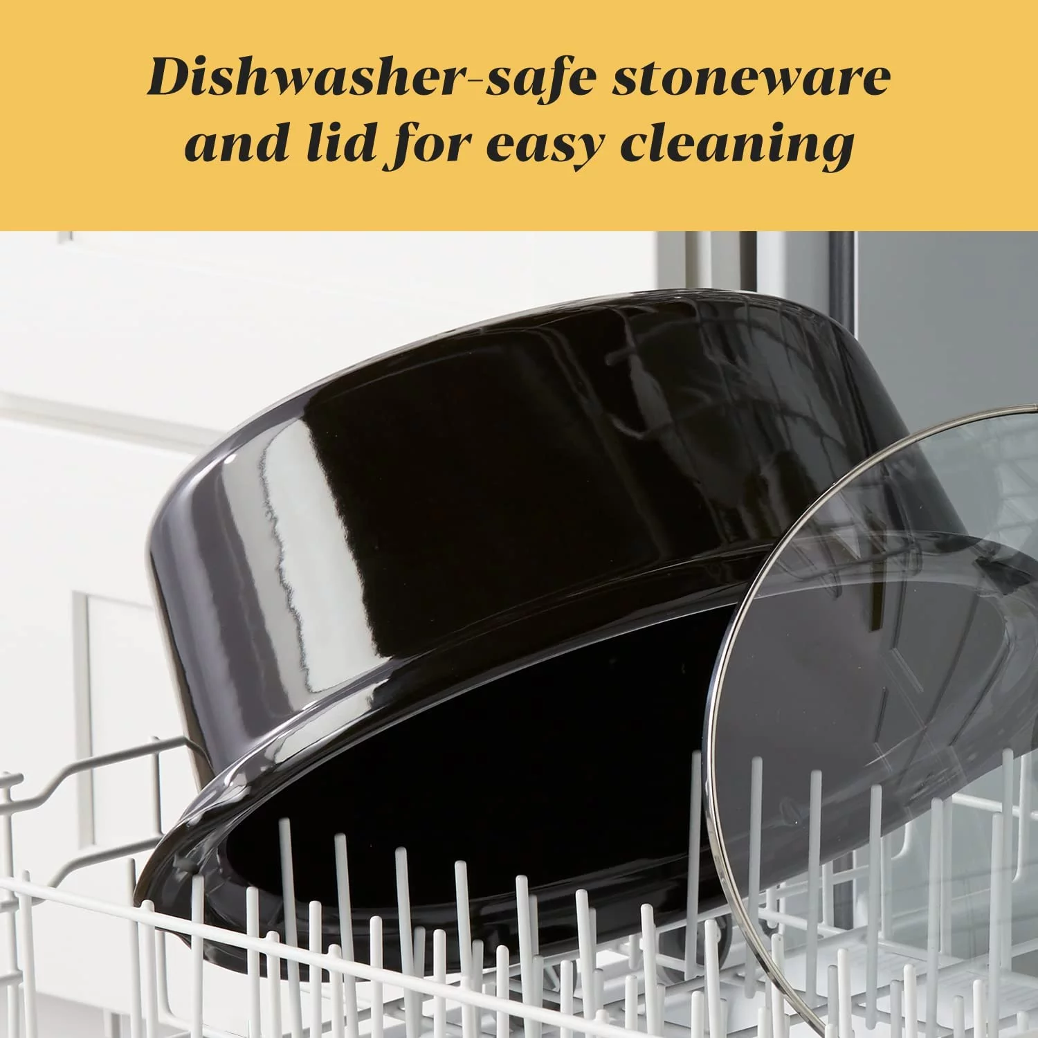 YONG 7 Quart Portable Programmable Slow Cooker with Timer and Locking Lid, Stainless Steel