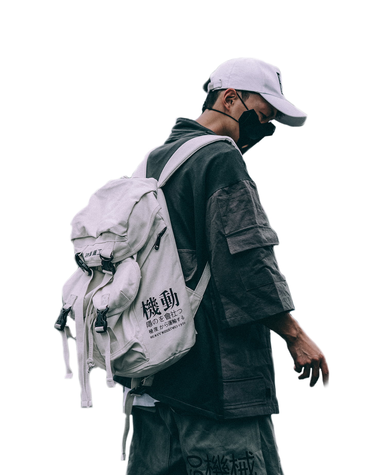 Travel Laptop Backpack Techwear Streetwear Anti Theft College School Slim Daypack Computer Bag Durable & Fits 15 Inch Laptop