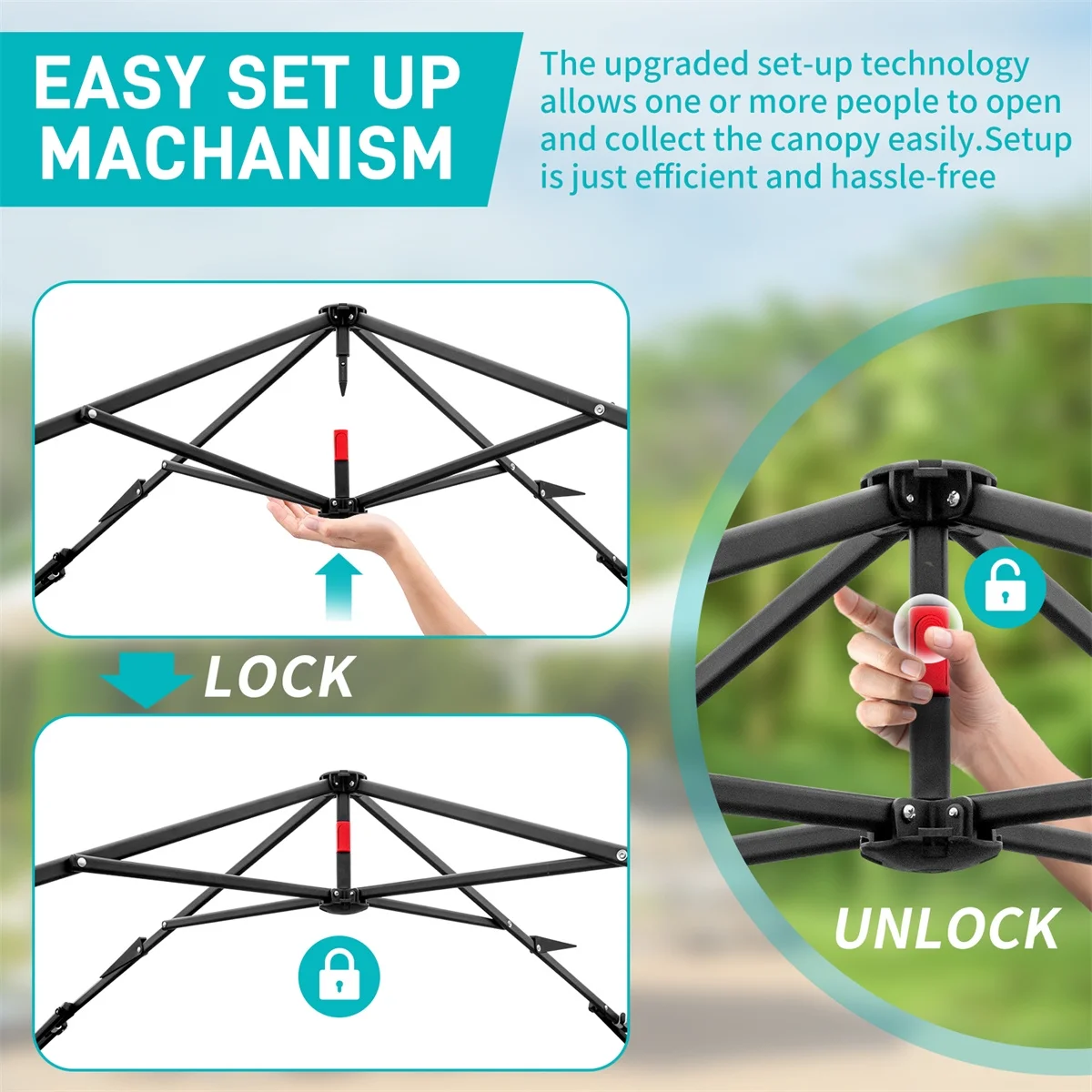 10 Ft. W x 10 Ft. D Metal Patio Gazebo Tent With Carry Bag