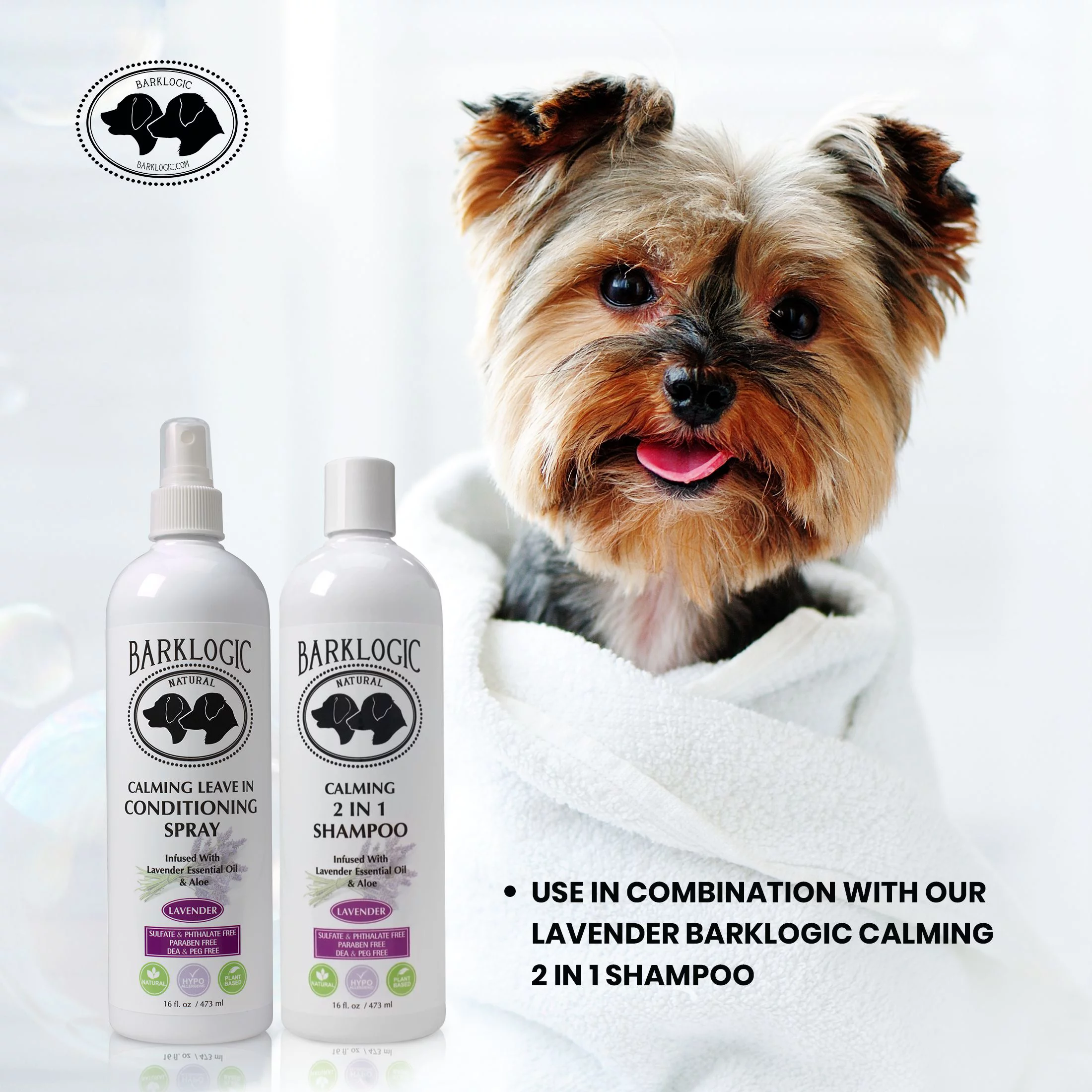 BarkLogic Calming Leave In Conditioner Spray - Lavender