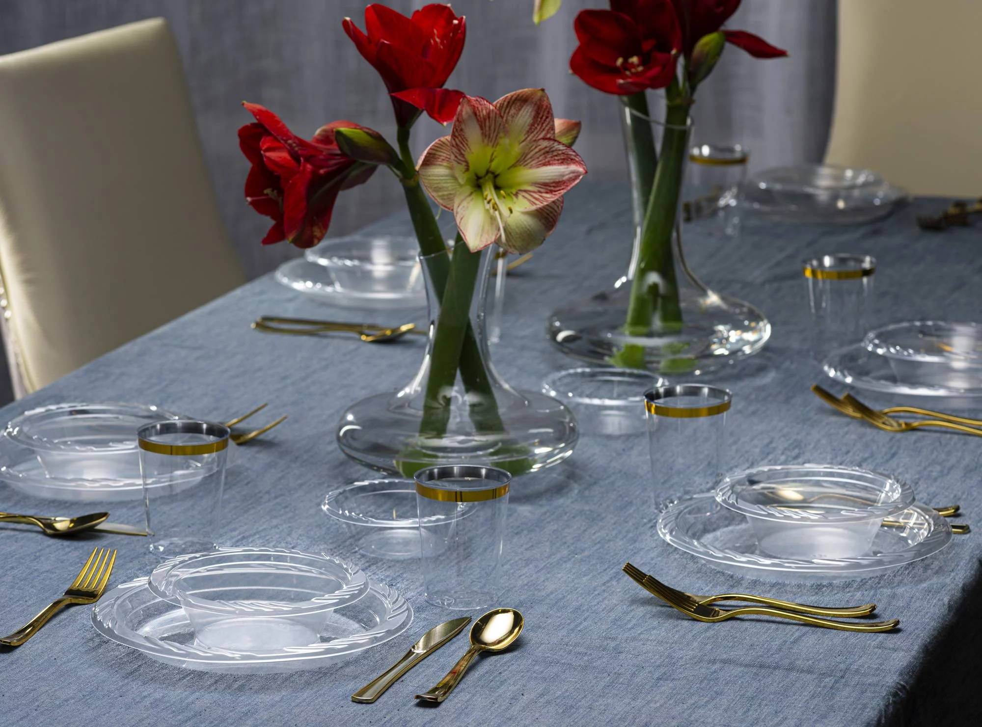 Plasticpro Premium Heavy Weight Crystal Clear Disposable Plastic Plate (480, 6,, Inch Plates)