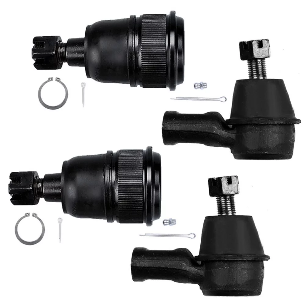 Teledu For Honda 03-11 Element 4x Front Lower Ball Joints Outer Tie Rods Kit