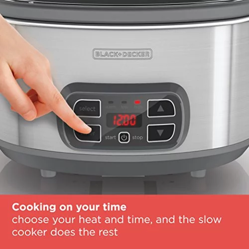 BLACK+DECKER 7-Quart Digital Slower Cooker