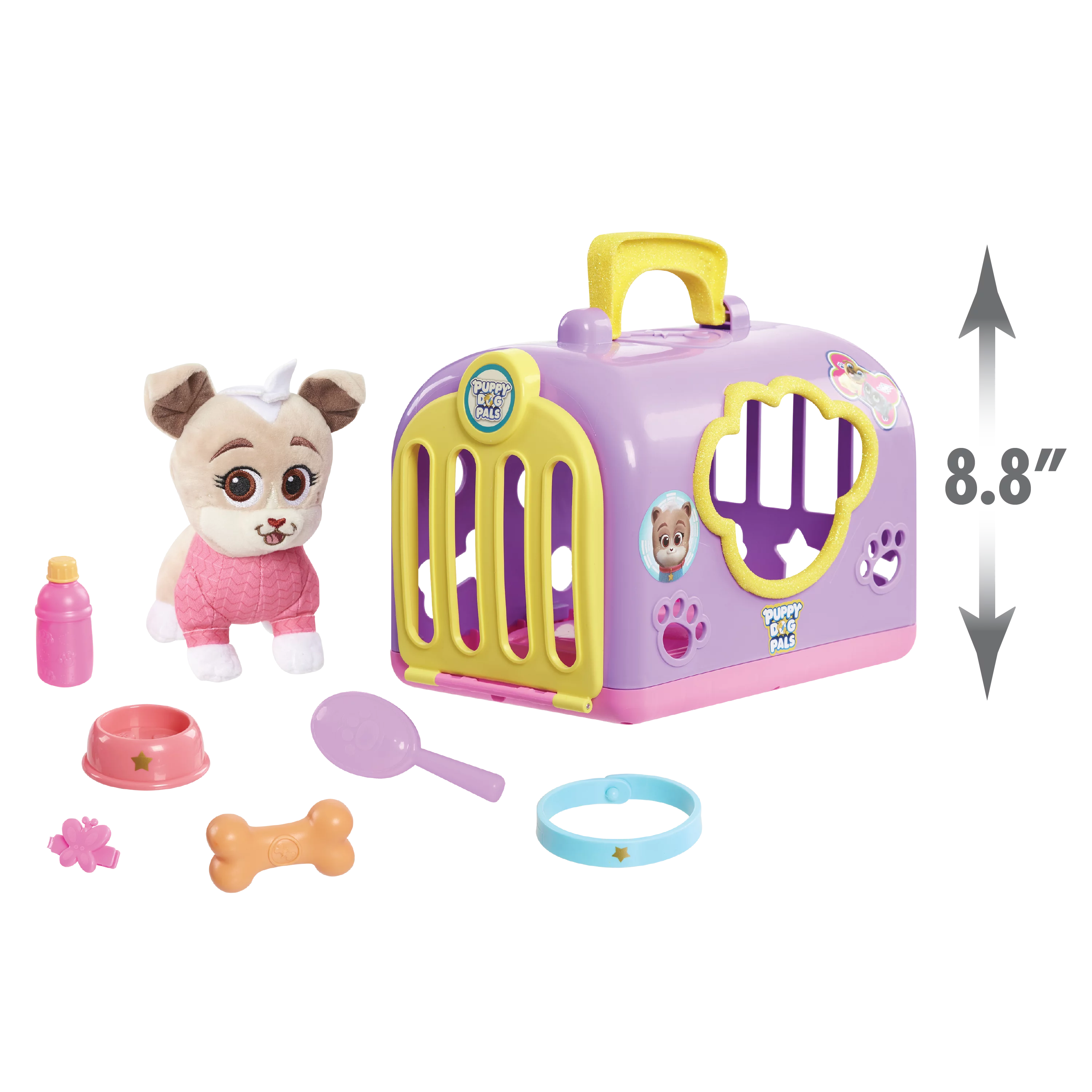 Puppy Dog Pals Groom and Go Pet Carrier, Keia, Ages 3+