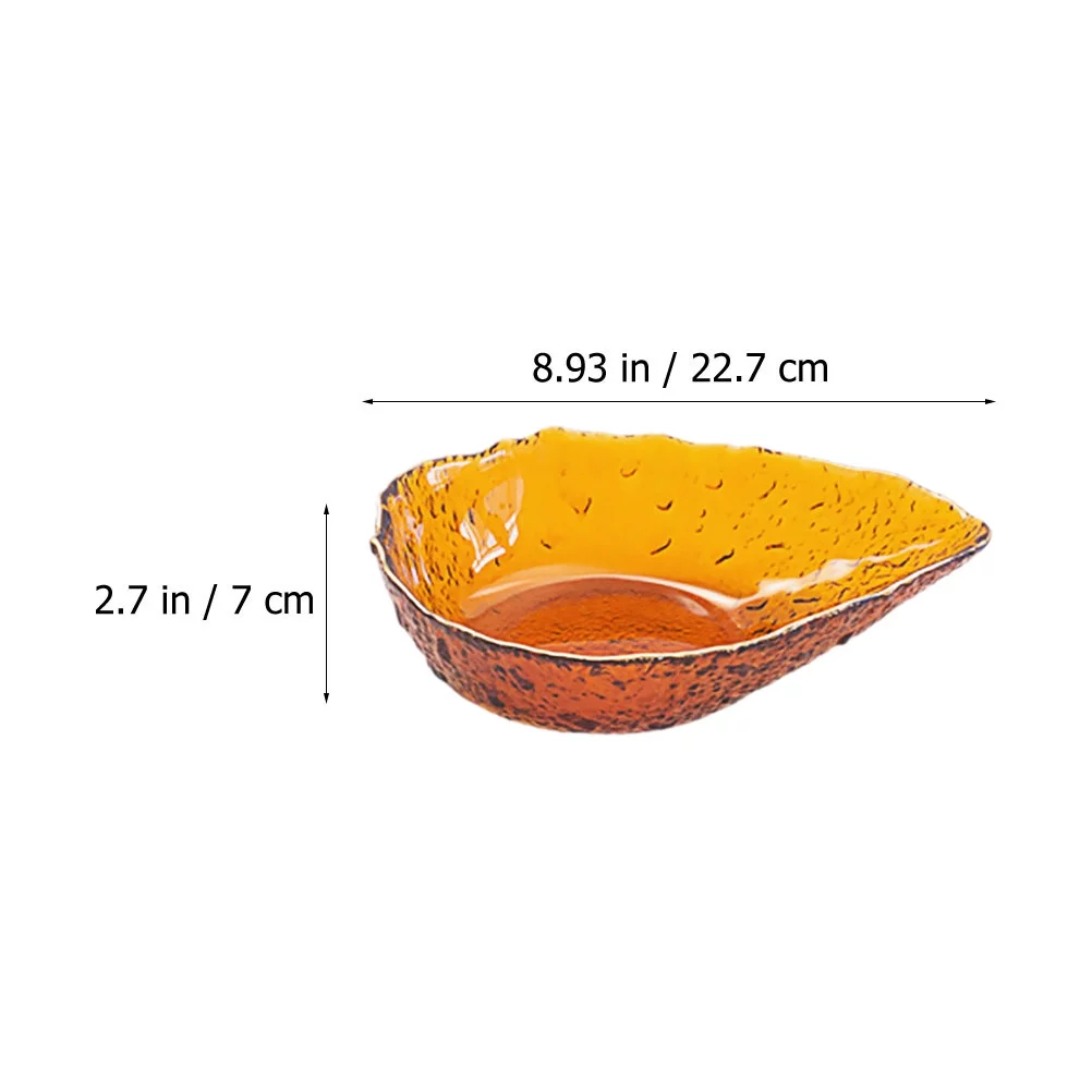 NUOLUX  Bowl Glass Bowls Fruit Serving Plate Plates Crystal Snack Dessert Basket Pasta Vegetable Tabletop Centerpiece Salad