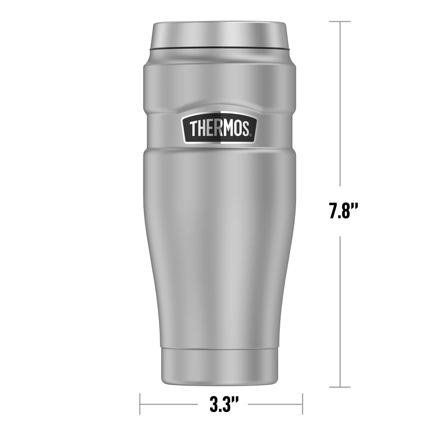 Jurassic Park Camo Logo THERMOS STAINLESS KING Stainless Steel Travel Tumbler, Vacuum insulated & Double Wall, 16oz