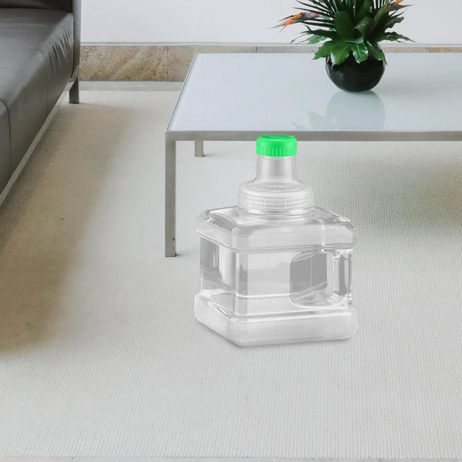 Water Dispenser Bottle Jug Large Capacity Water Carrier Mineral Water Barrel 5L Square