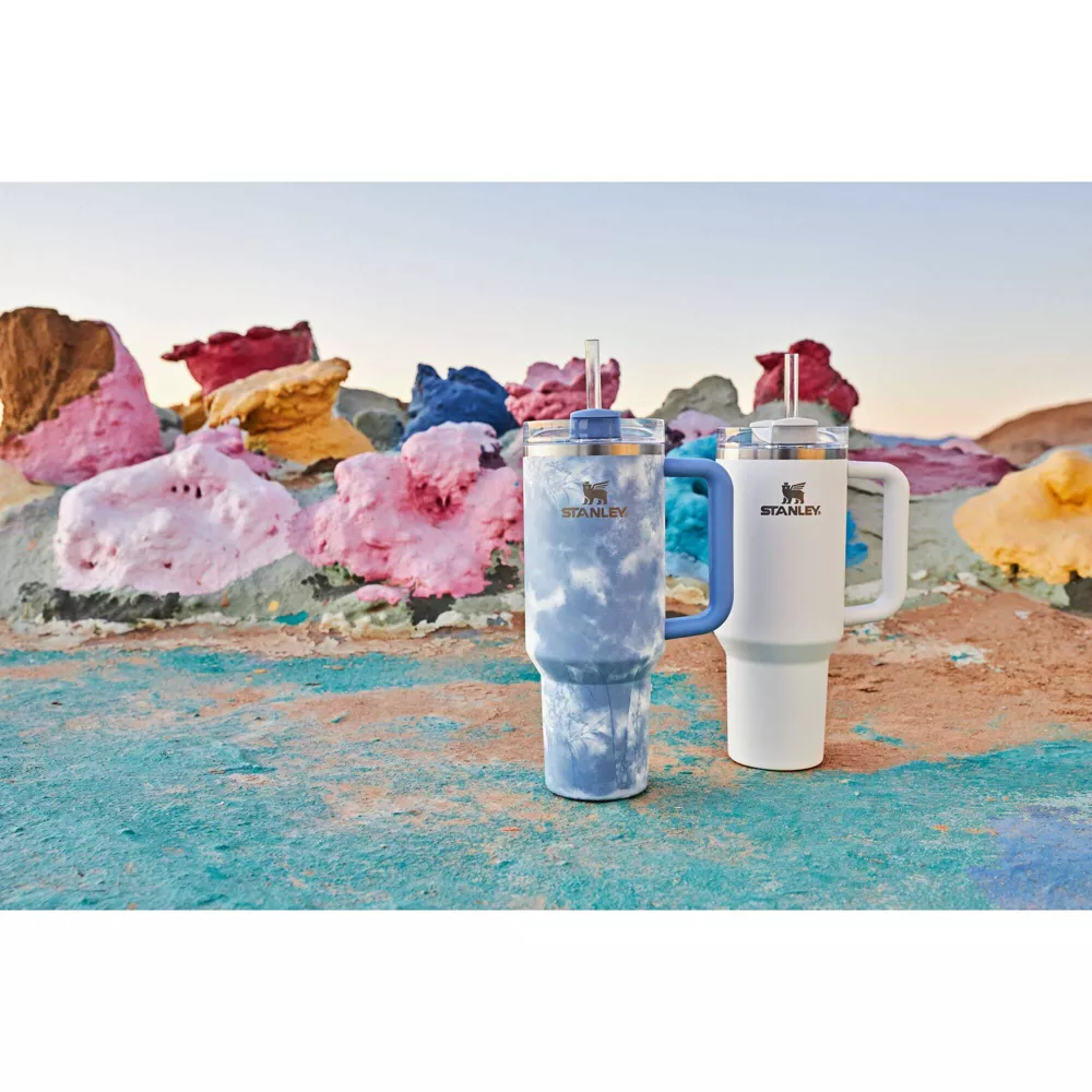 Stanley Adventure Quencher H2.0 Flowstate 40oz Stainless Steel Tumbler-Brilliant White