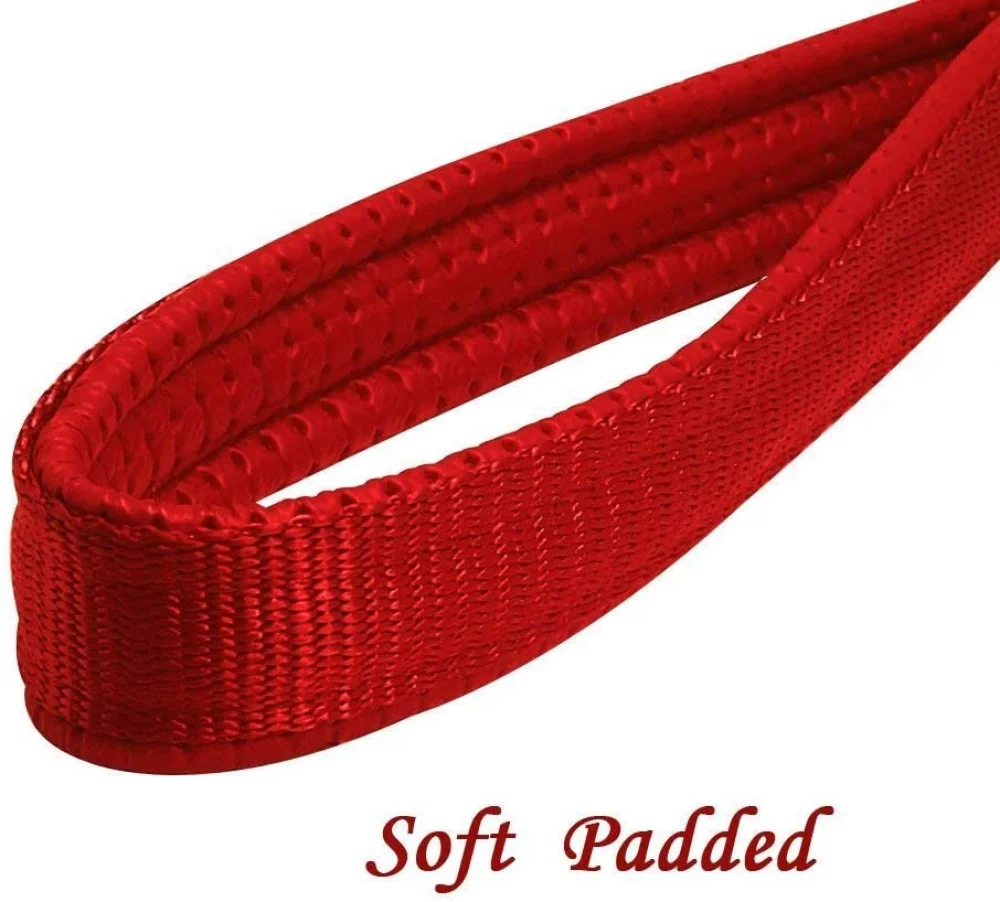 Length Approx. 3.9ft Length 2.0mm Width Chain Heavy Duty Dog Leash - Padded Foam Handle Lead - Perfect Basic Leash for Small and Medium Pets Walking, Traffic Training and Travel