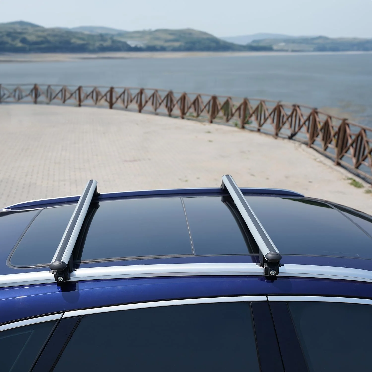 Hyundai Tucson (Tl) 2015-2020 Roof Racks Cross Bars Luggage Carrier Silver Set NEW