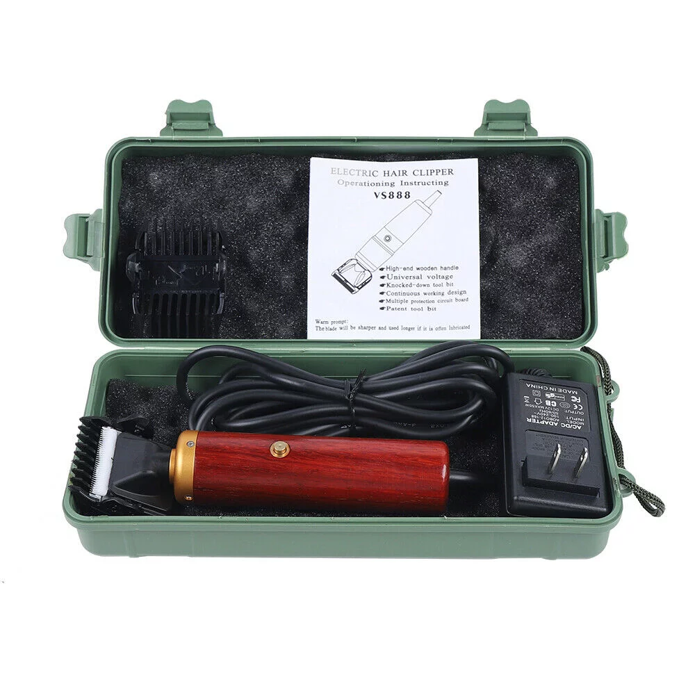 Miumaeov Electric Pet Dog Cat Hair Grooming Trimmer Shaver Groomer Red 55W