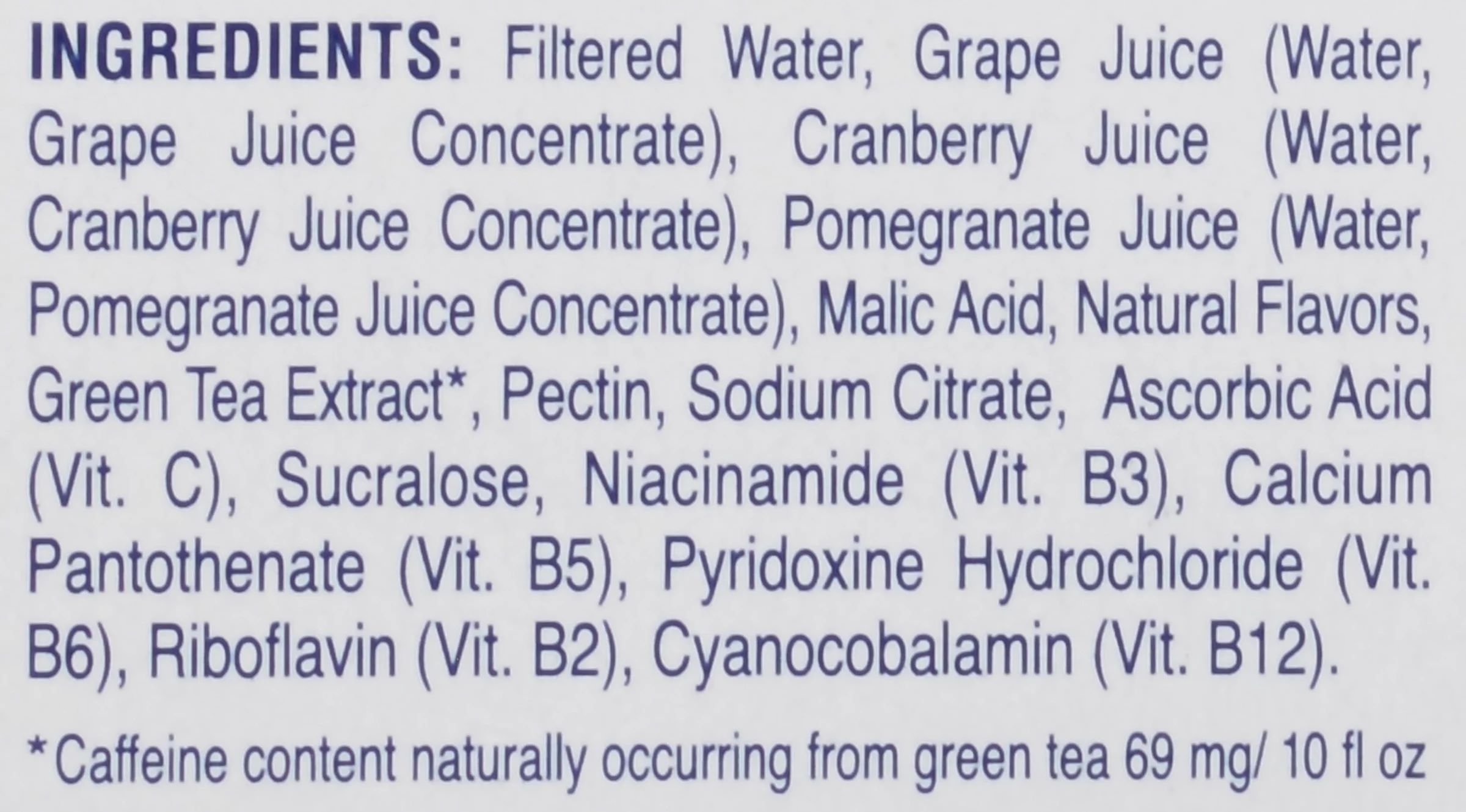 Ocean Spray Cran Energy Pomegranate Juice Drink, 10 Fl Oz, 6 Count